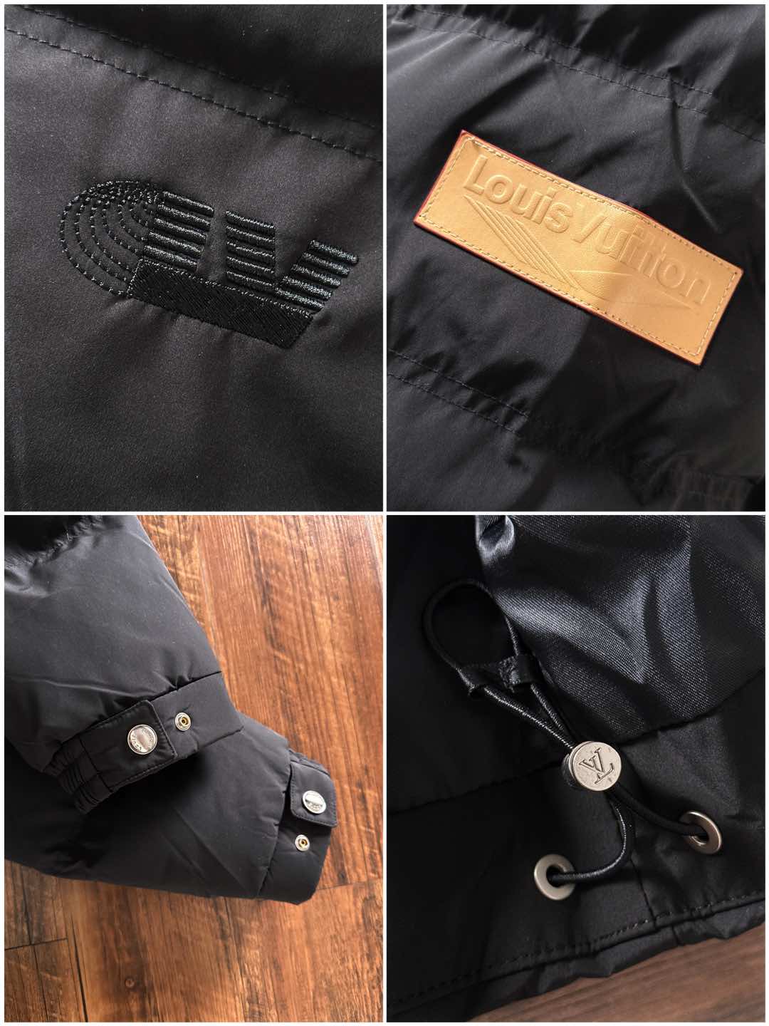 LOUIS*VUITTON 路易威登 FW2025秋冬新款羽绒服，Lv徽标压花钢印老花拼接连帽璀璨登场，