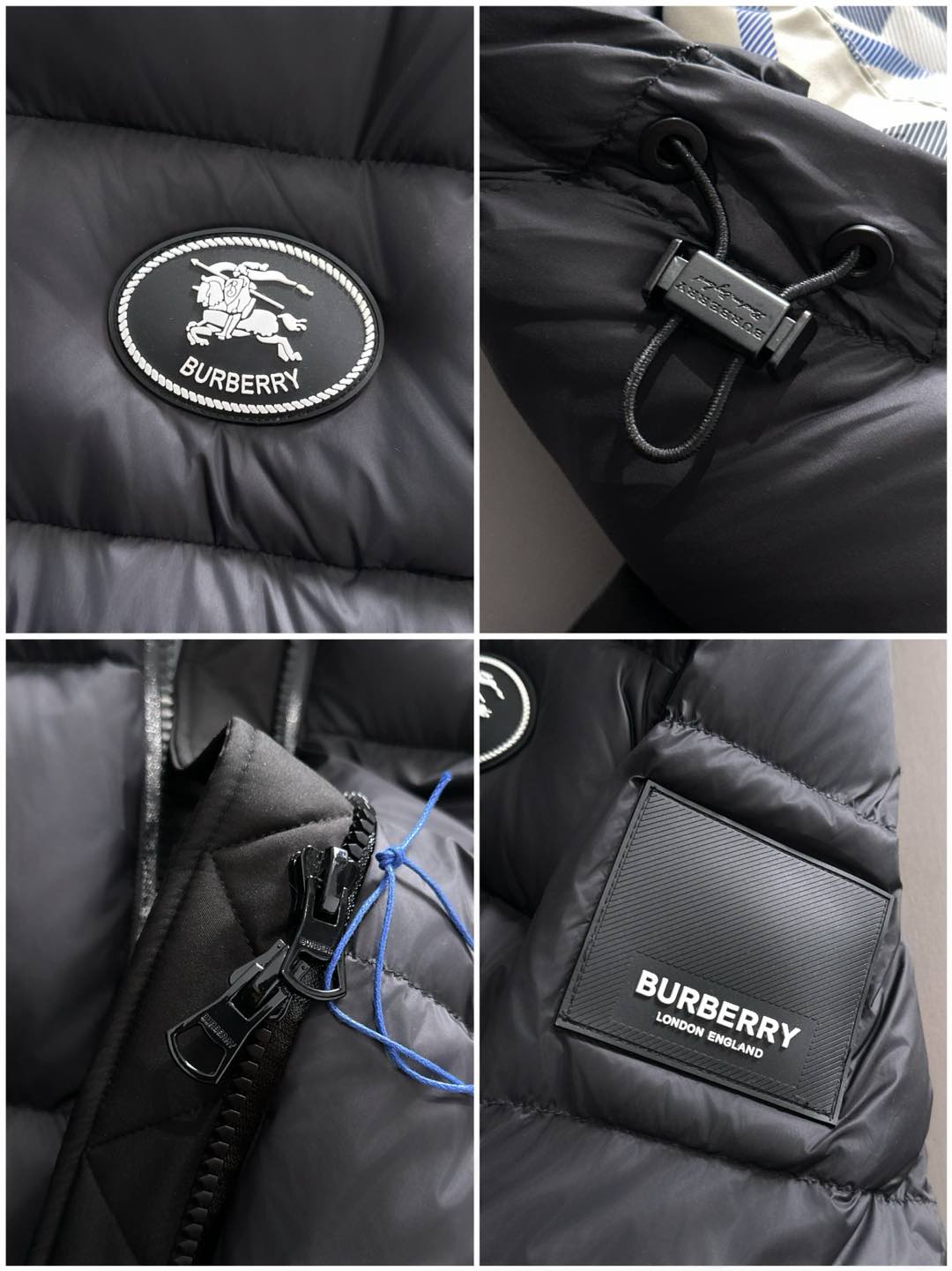 爆款羽绒服 BURBERRY巴宝莉 2025新款羽绒服秀场新品，袖子可拆卸，一衣两穿。品相非常完美，专柜