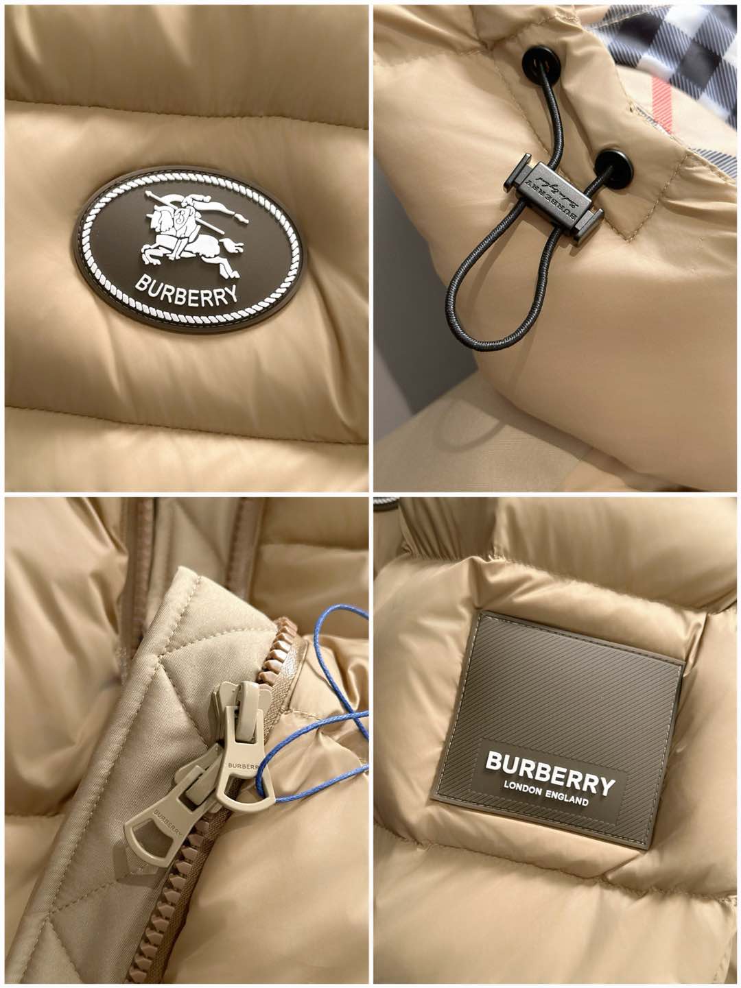 爆款羽绒服 BURBERRY巴宝莉 2025新款羽绒服秀场新品，袖子可拆卸，一衣两穿。品相非常完美，专柜