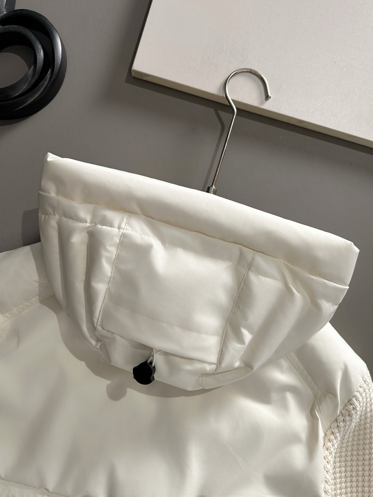 Moncler 蒙口 2025年秋冬新款羽绒服，针织连帽拼接羽绒服采用新国标95白鸭绒，秋冬新品内搭神器