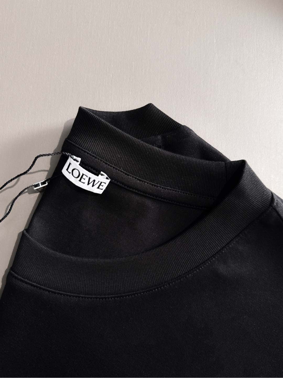 罗意威 2026春夏新款首发专柜最新款短袖圆领T恤 高端订制 设计前卫时尚！品牌logo重工艺设计 高端