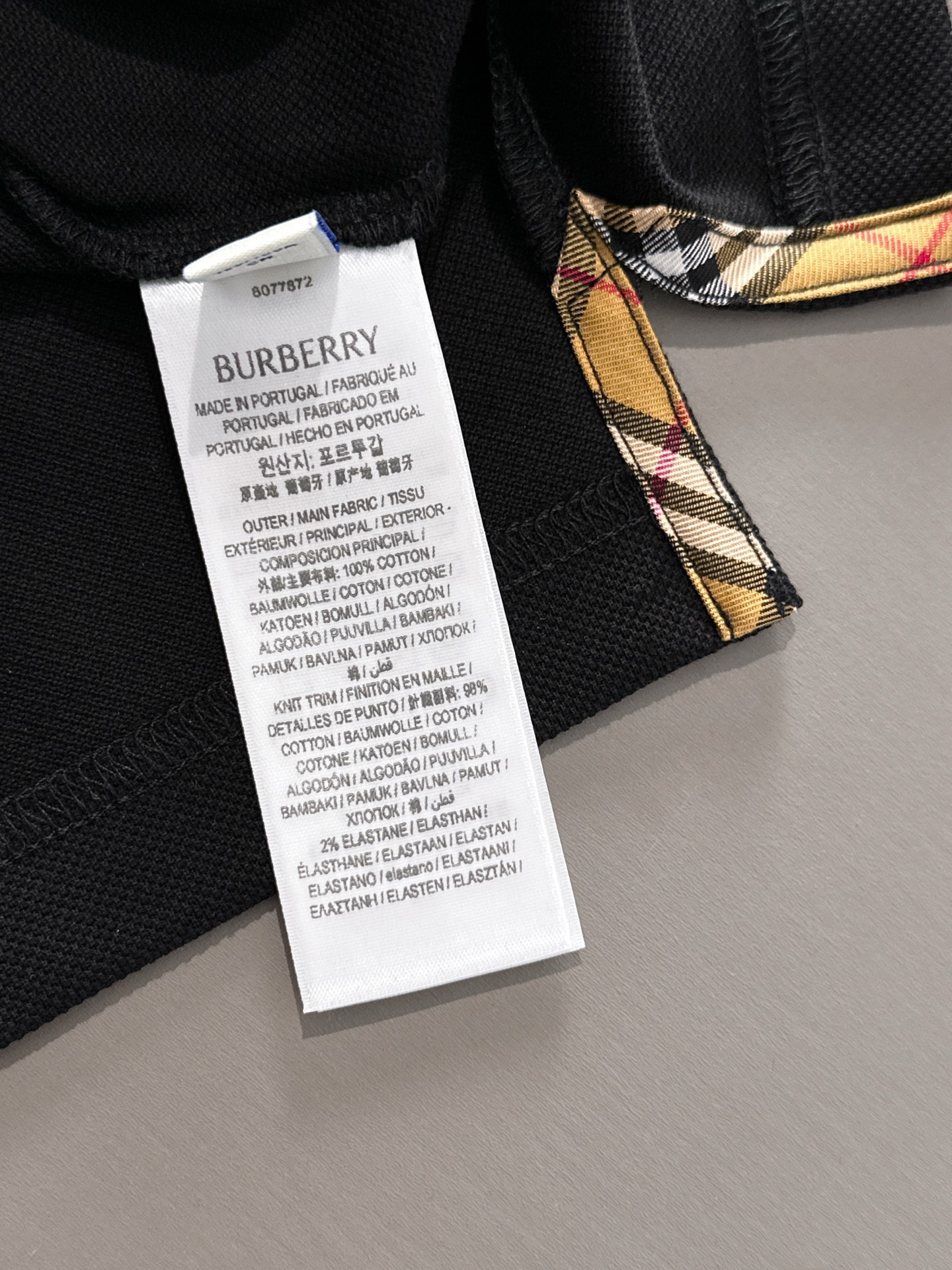 巴宝莉#BUR BERRY 2026ss夏季新款 logo男士翻领Polo衫！经典商务男款，高端男装的天