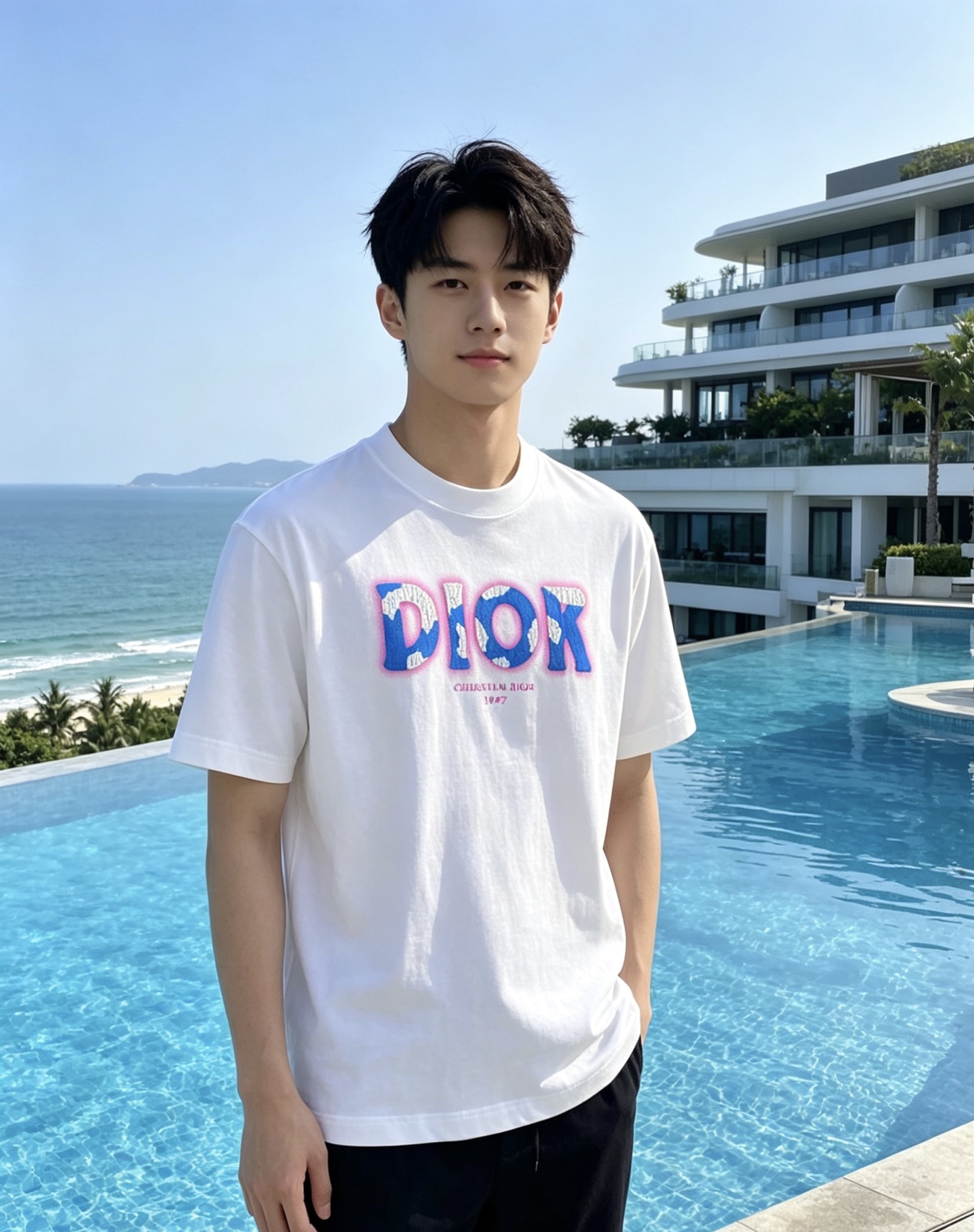 NO:858663,Dior Dior 2026ss new spring and summer new debut counter latest short-sleeved round neck T-shirt high-end custom design avant-garde fashion!  The brand logo is designed with heavy craftsmanship. High-end customized pure cotton fabric. Soft to the touch. Comfortable to wear. Exquisite stitching at the counter level. Fine workmanship. The upper body effect is incomparably handsome!  A must-have item for a stylish man!  Color Black White Size S-XXL,,dior,dior,T-shirt,tees,t-shirt,19860909Dior 迪奥 2026ss 春夏新款首发专柜最新款短袖圆领T恤 高端订制 设计前卫时尚！品牌logo重工艺设计 高端定制纯棉面料.手感柔软.穿着舒适.专柜级别精致车线.做工精细.上身效果无敌帅气！型男必备单品！ 颜色黑色 白色 码数S-XXL,,dior,dior,T-shirt,tees，t-shirt,,Men's clothing