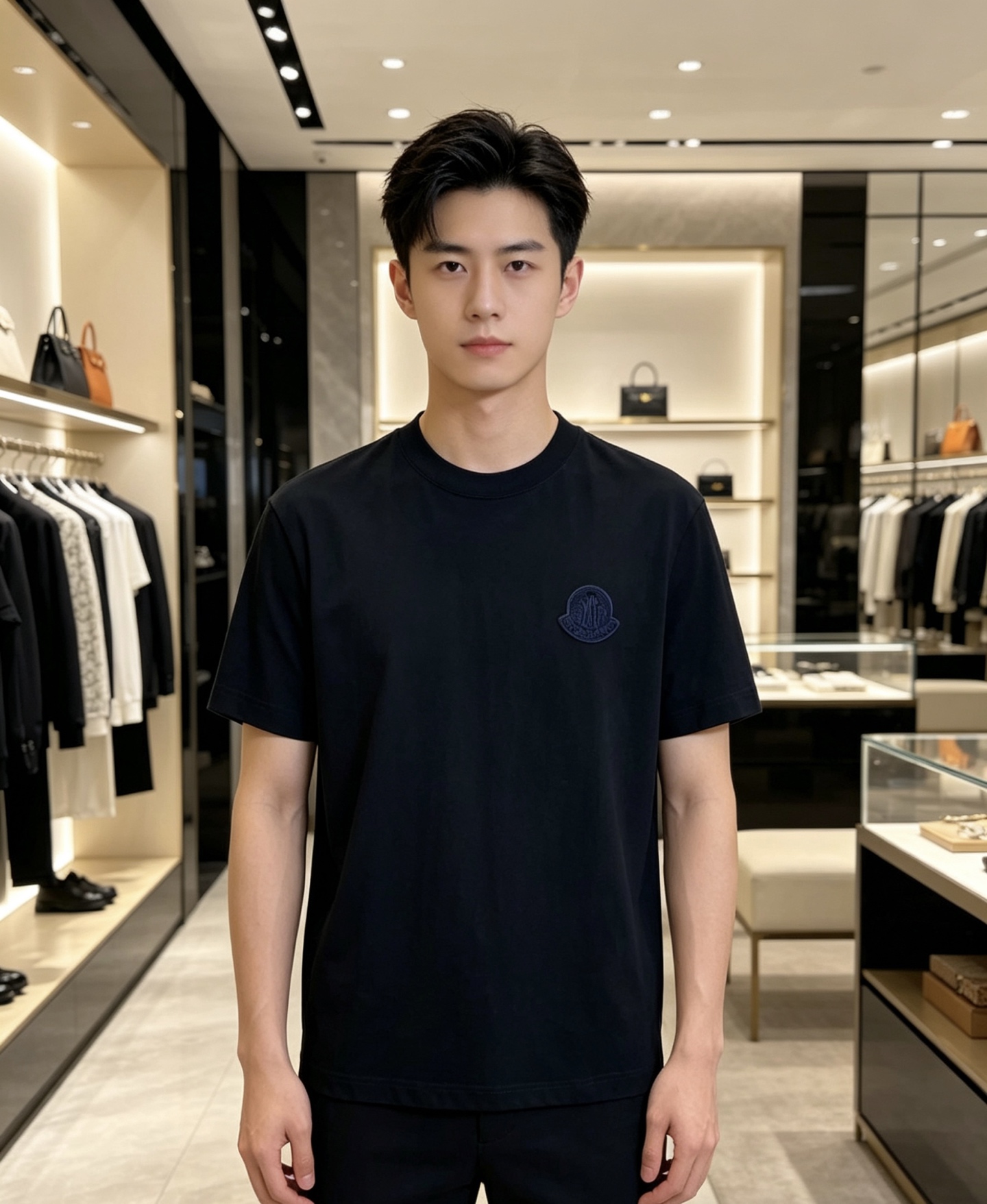 Moncler 蒙口 2026ss 春夏新款首发专柜最新款短袖圆领T恤 高端订制 设计前卫时尚！品牌lo