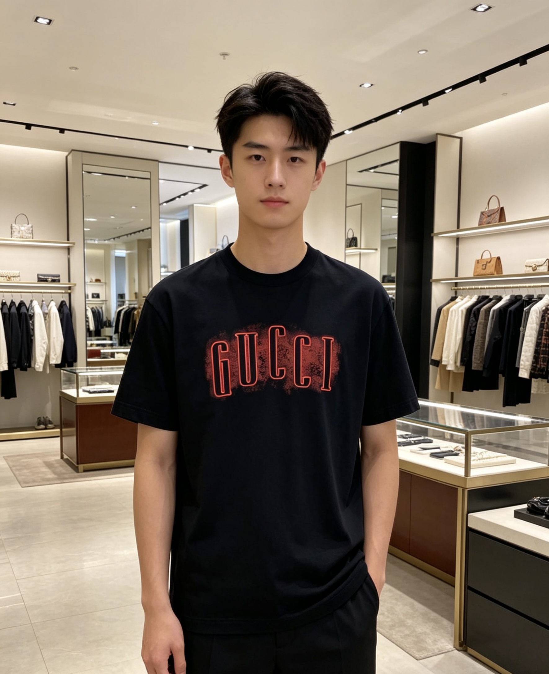 Gucci 古奇 2026ss 春夏新款首发专柜最新款短袖圆领T恤 高端订制 设计前卫时尚！品牌logo