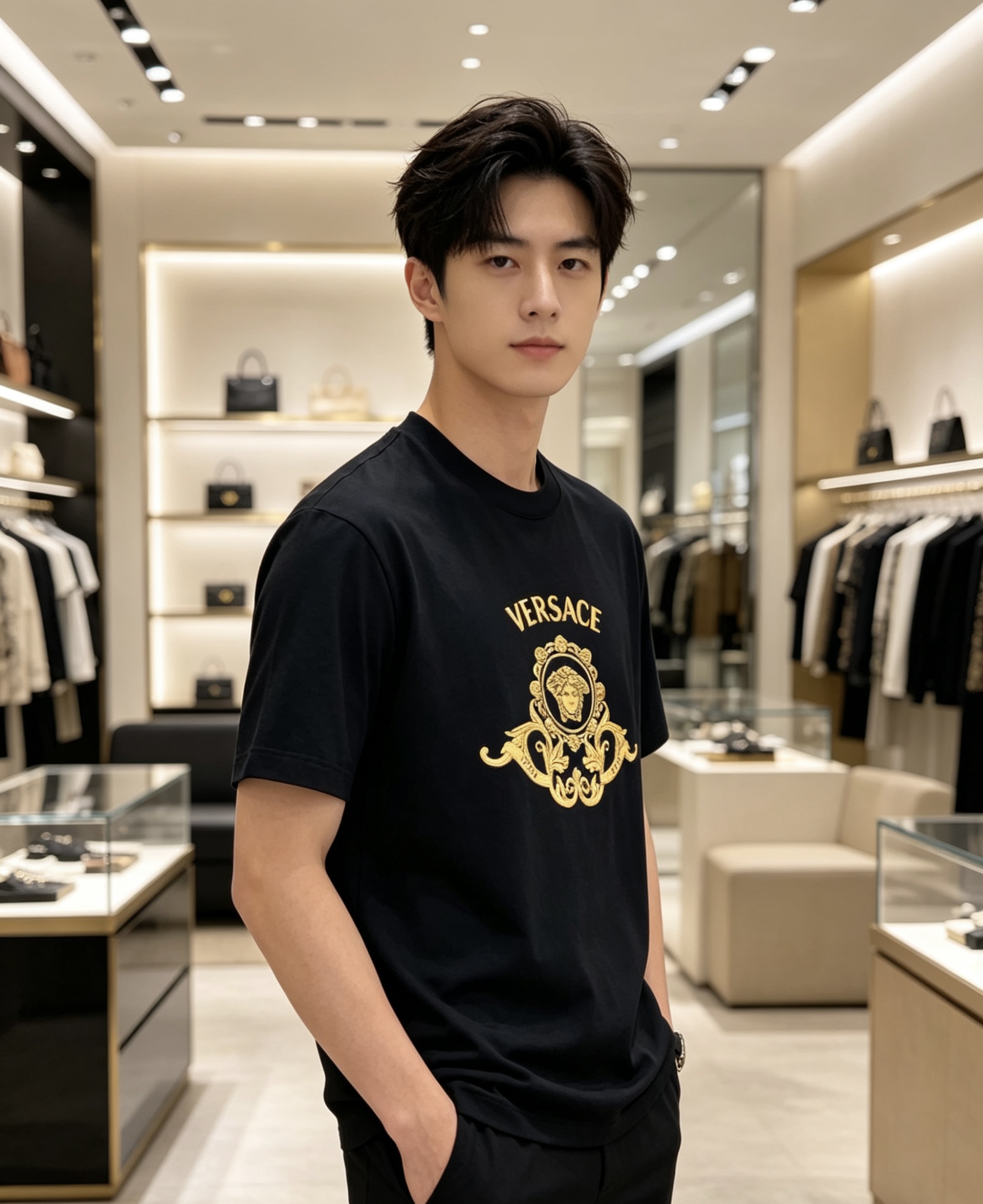 Versace 范思哲 2026ss 春夏新款首发专柜最新款短袖圆领T恤 高端订制 设计前卫时尚！品牌l