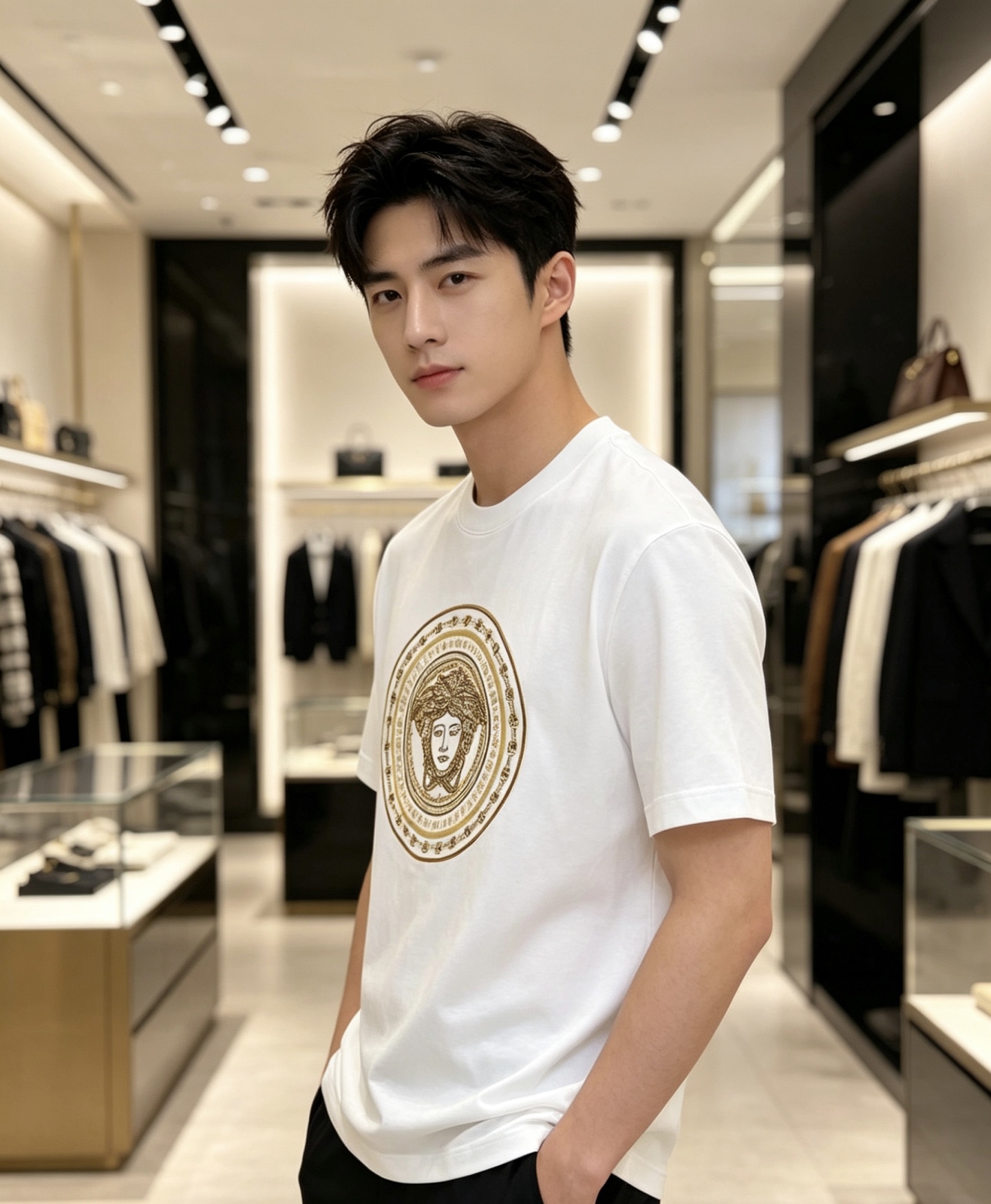 Versace 范思哲 2026ss 春夏新款首发专柜最新款短袖圆领T恤 高端订制 设计前卫时尚！品牌l