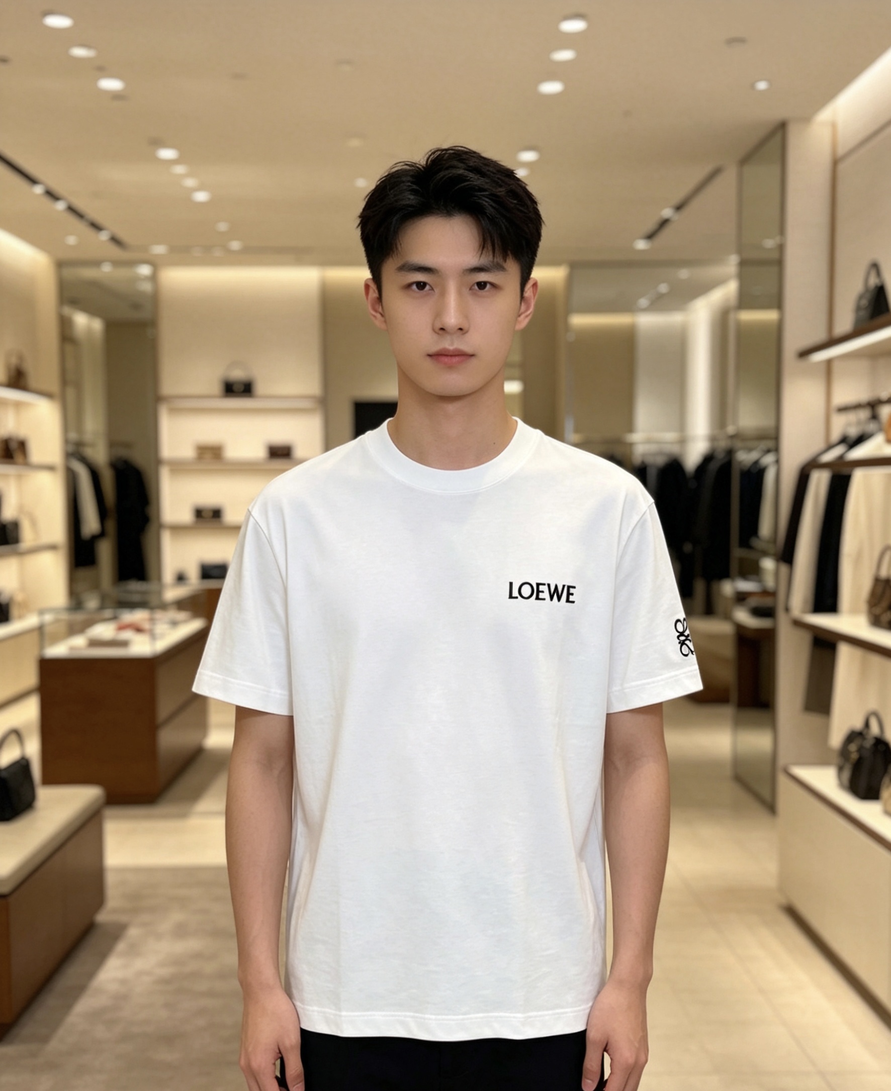 Loewe 罗意威 2026ss 春夏新款首发专柜最新款短袖圆领T恤 高端订制 设计前卫时尚！品牌log