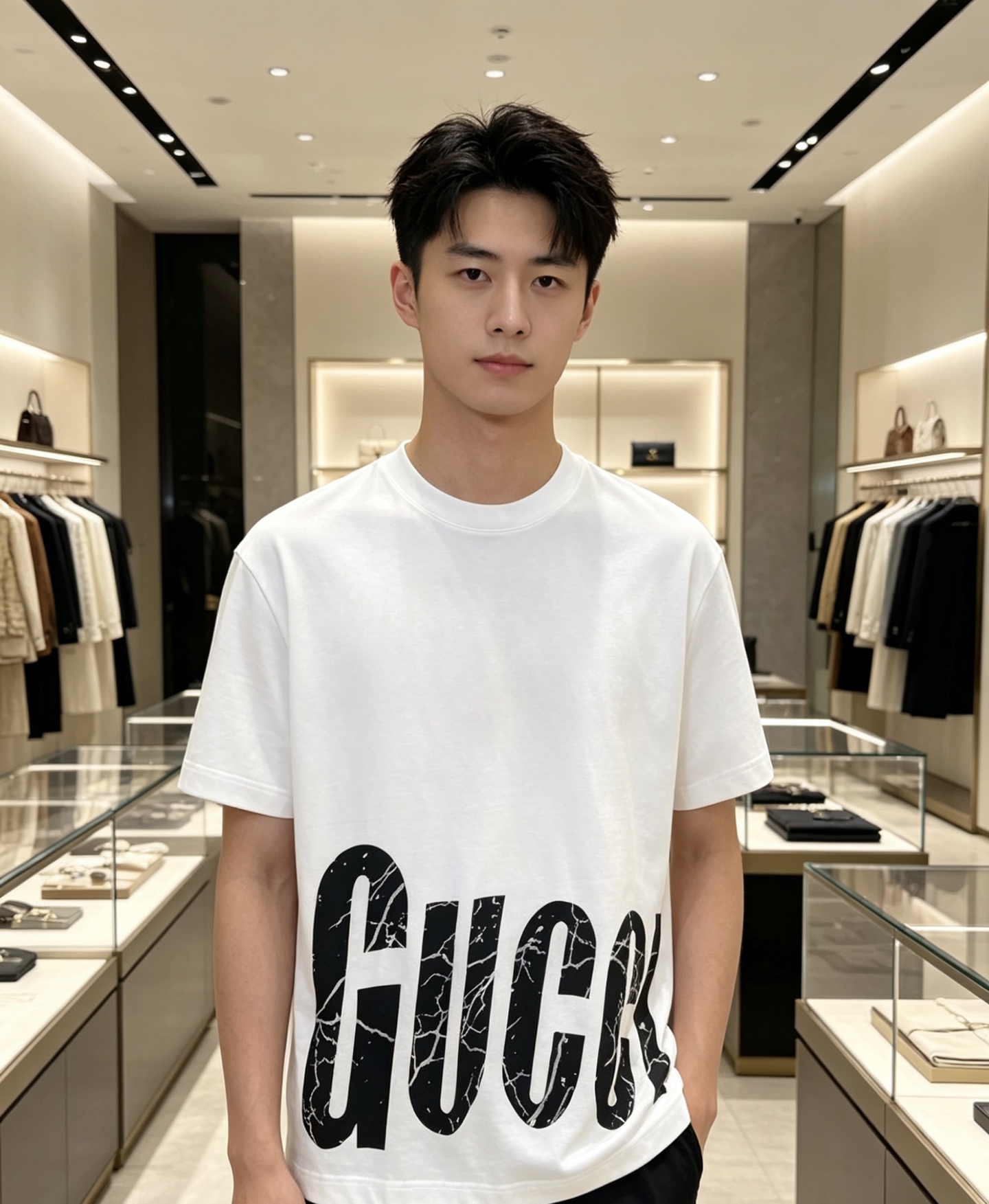 Gucci 古奇 2026ss 春夏新款首发专柜最新款短袖圆领T恤 高端订制 设计前卫时尚！品牌logo
