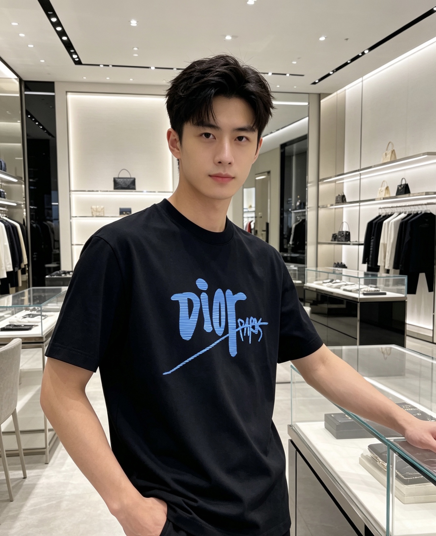 Dior 迪奥 2026ss 春夏新款首发专柜最新款短袖圆领T恤 高端订制 设计前卫时尚！品牌logo重