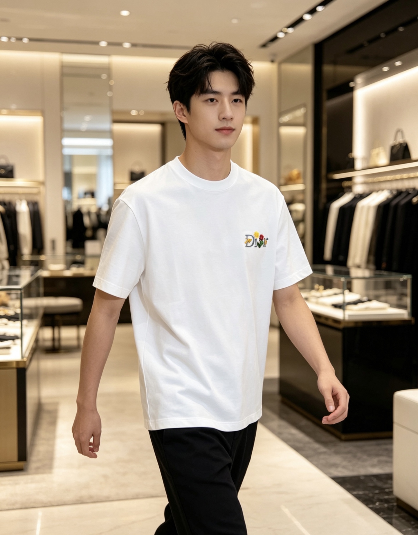 Dior 迪奥 2026ss 春夏新款首发专柜最新款短袖圆领T恤 高端订制 设计前卫时尚！品牌logo重