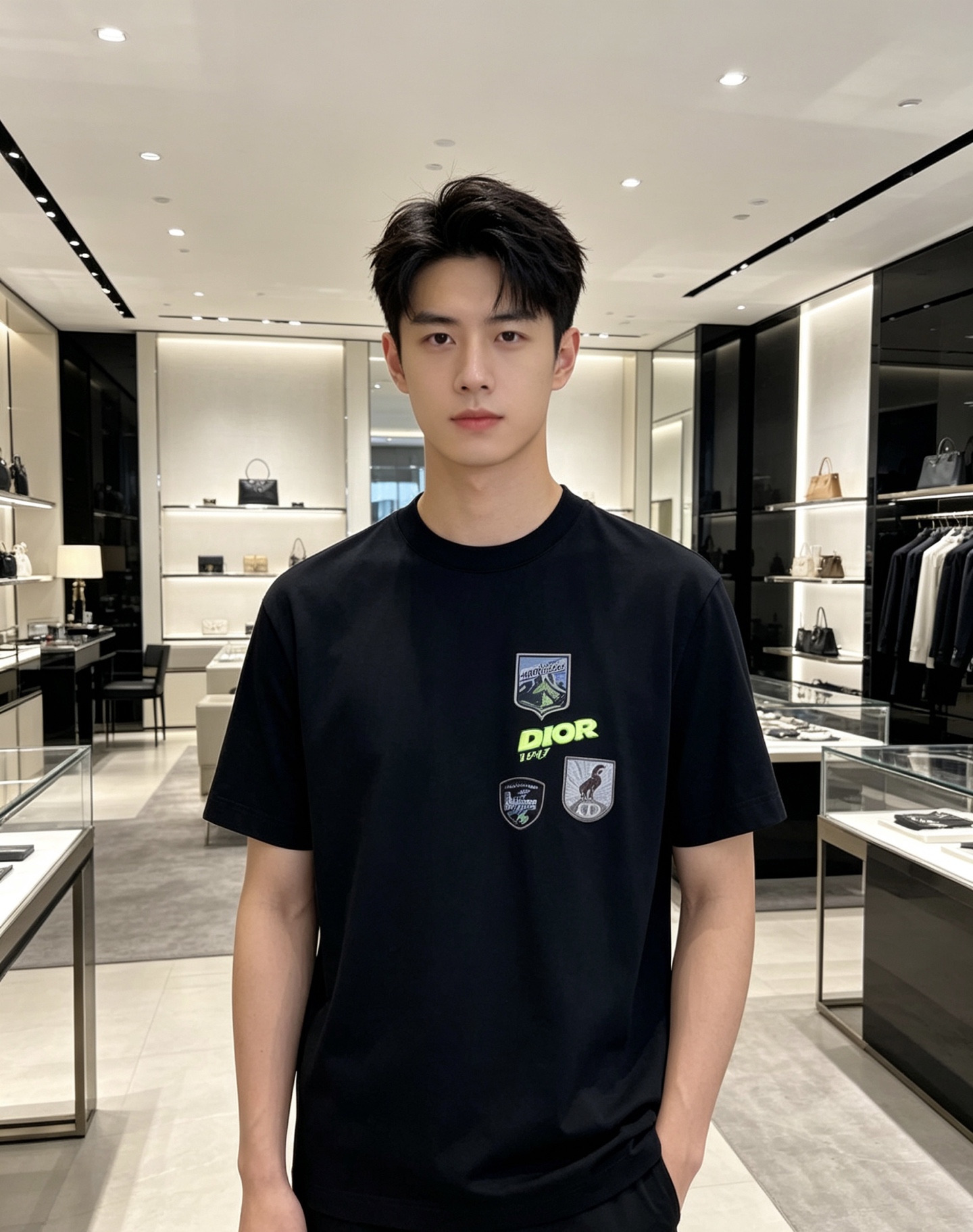Dior 迪奥 2026ss 春夏新款首发专柜最新款短袖圆领T恤 高端订制 设计前卫时尚！品牌logo重