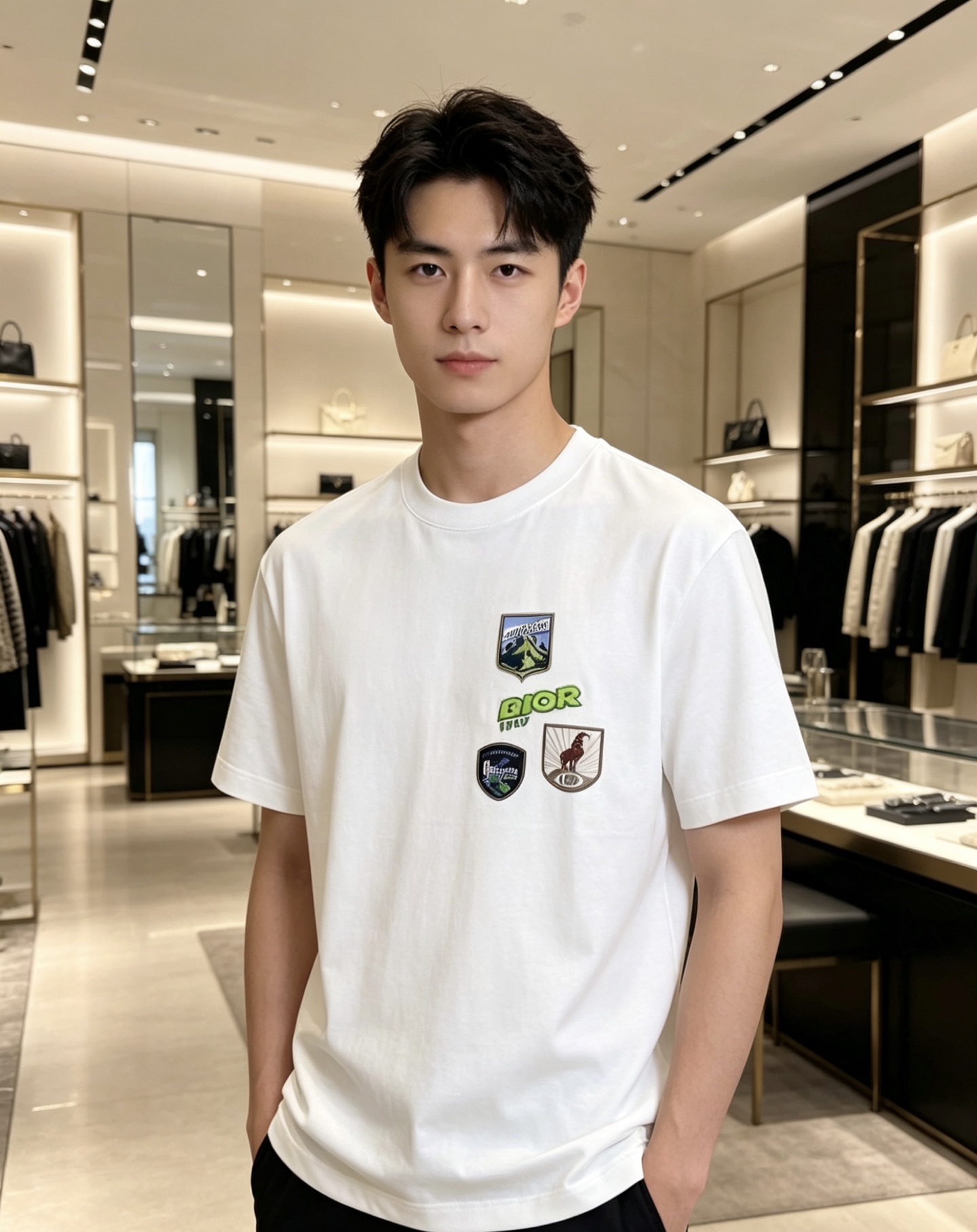Dior 迪奥 2026ss 春夏新款首发专柜最新款短袖圆领T恤 高端订制 设计前卫时尚！品牌logo重