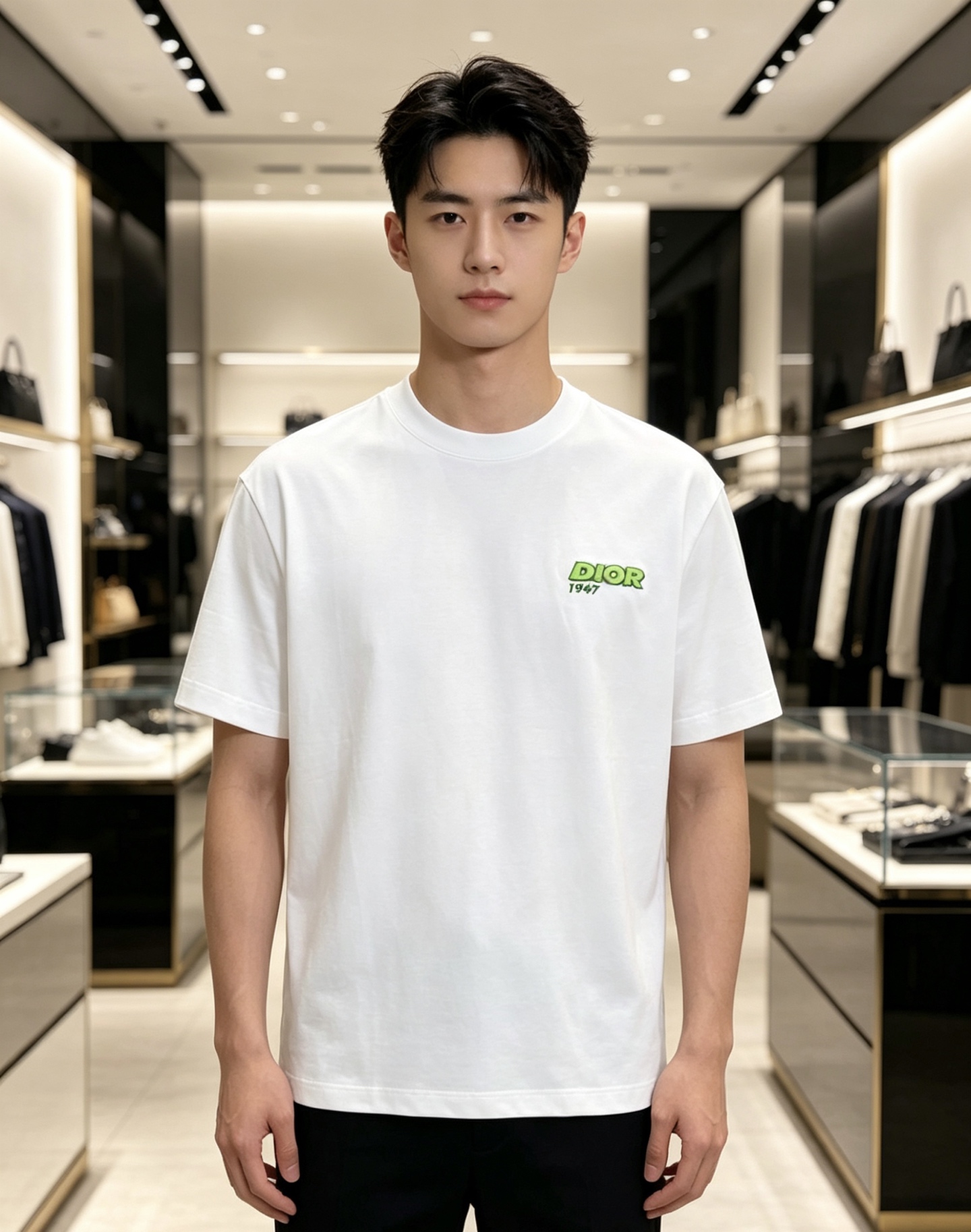 Dior 迪奥 2026ss 春夏新款首发专柜最新款短袖圆领T恤 高端订制 设计前卫时尚！品牌logo重