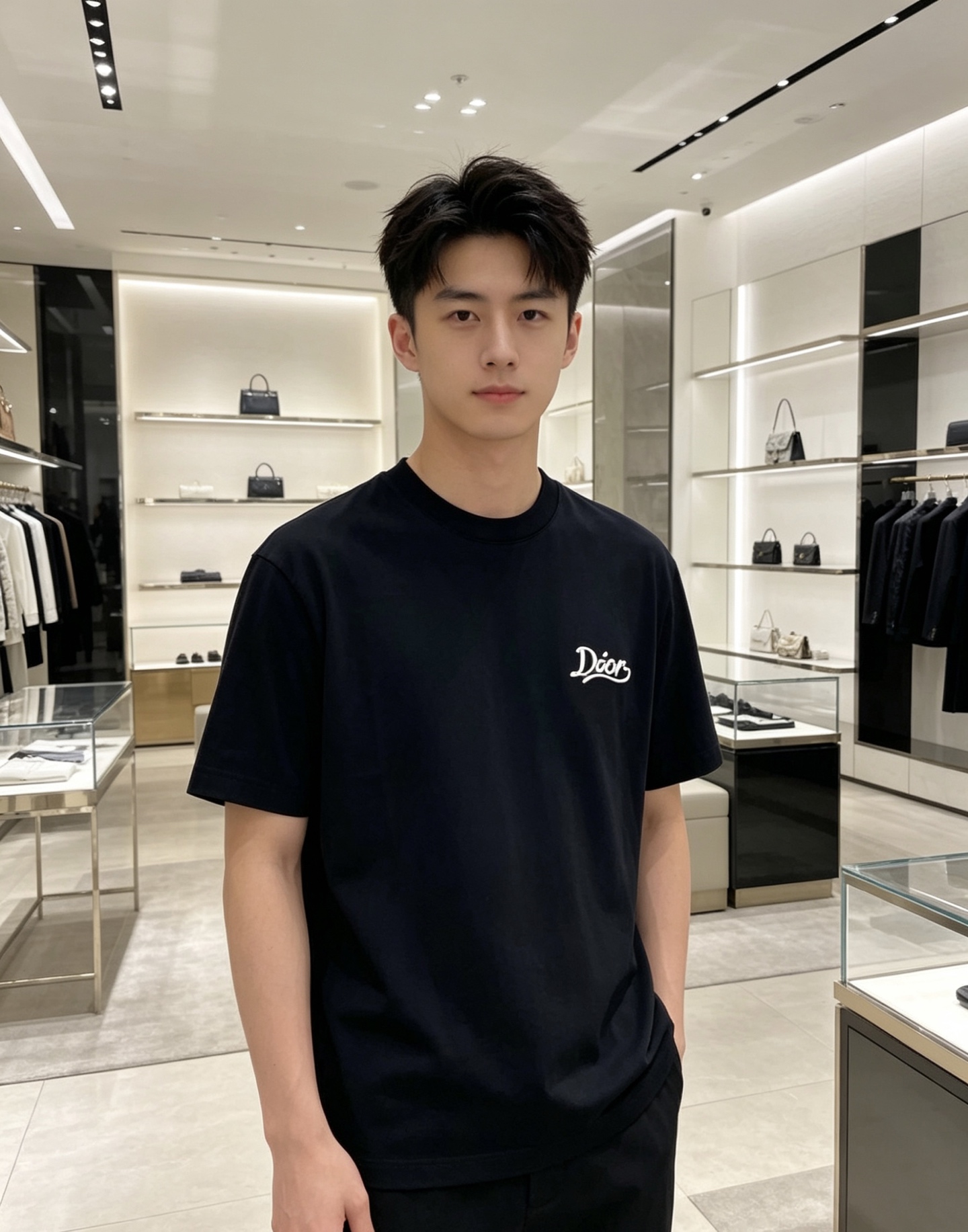 Dior 迪奥 2026ss 春夏新款首发专柜最新款短袖圆领T恤 高端订制 设计前卫时尚！品牌logo重