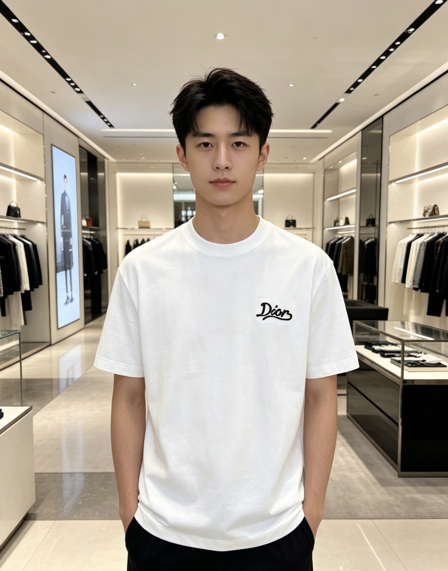 Dior 迪奥 2026ss 春夏新款首发专柜最新款短袖圆领T恤 高端订制 设计前卫时尚！品牌logo重