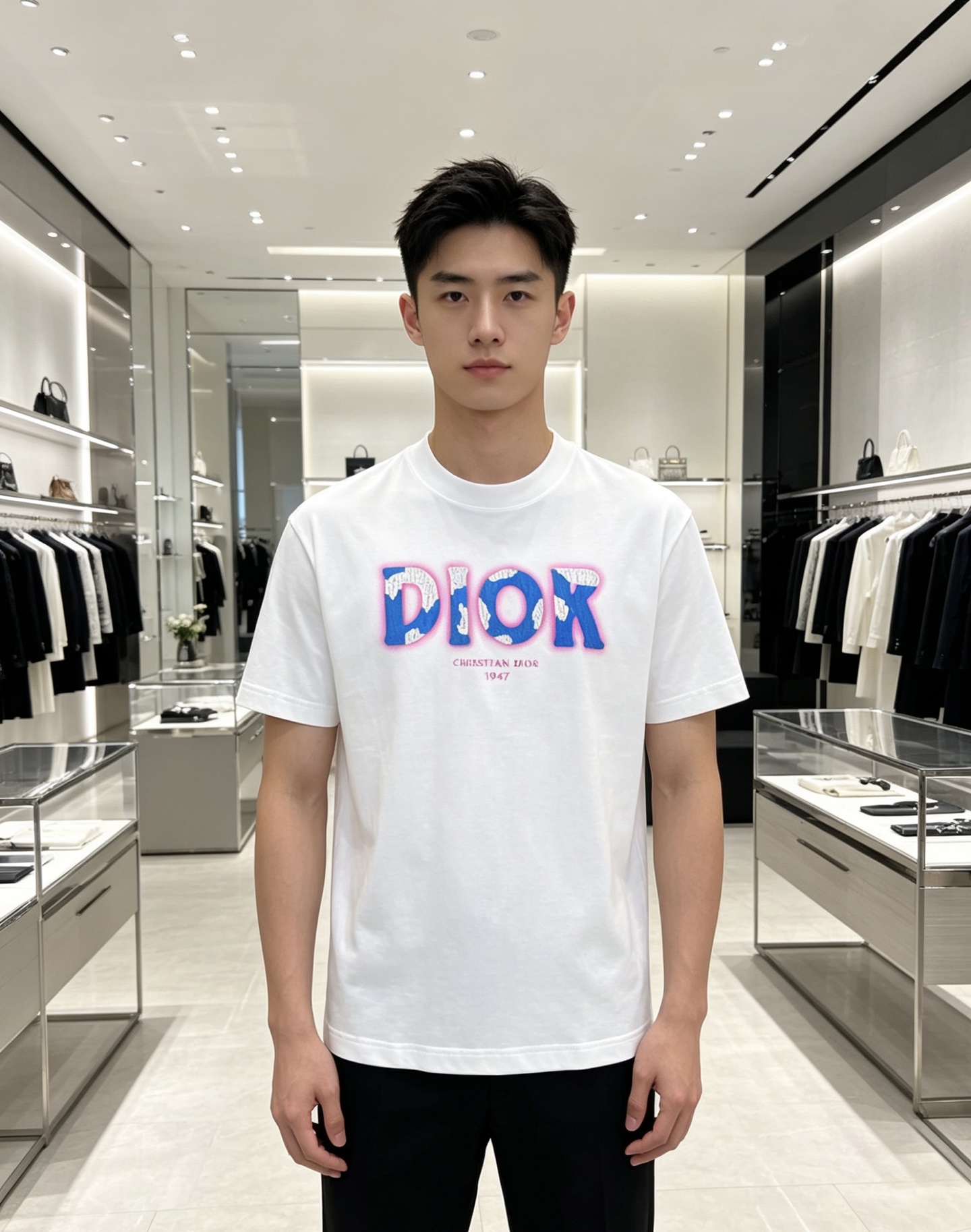 Dior 迪奥 2026ss 春夏新款首发专柜最新款短袖圆领T恤 高端订制 设计前卫时尚！品牌logo重