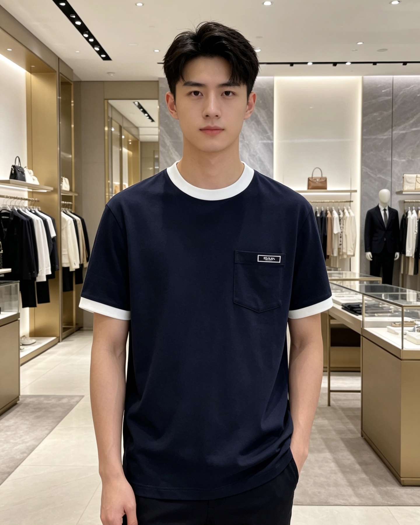 Prada 普拉达 2026ss 春夏新款首发专柜最新款短袖圆领T恤 高端订制 设计前卫时尚！品牌log