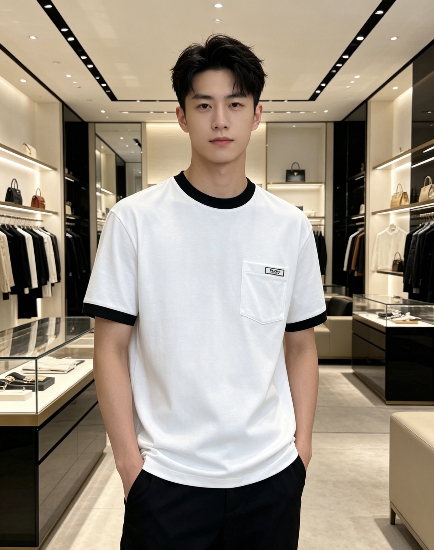 Prada 普拉达 2026ss 春夏新款首发专柜最新款短袖圆领T恤 高端订制 设计前卫时尚！品牌log