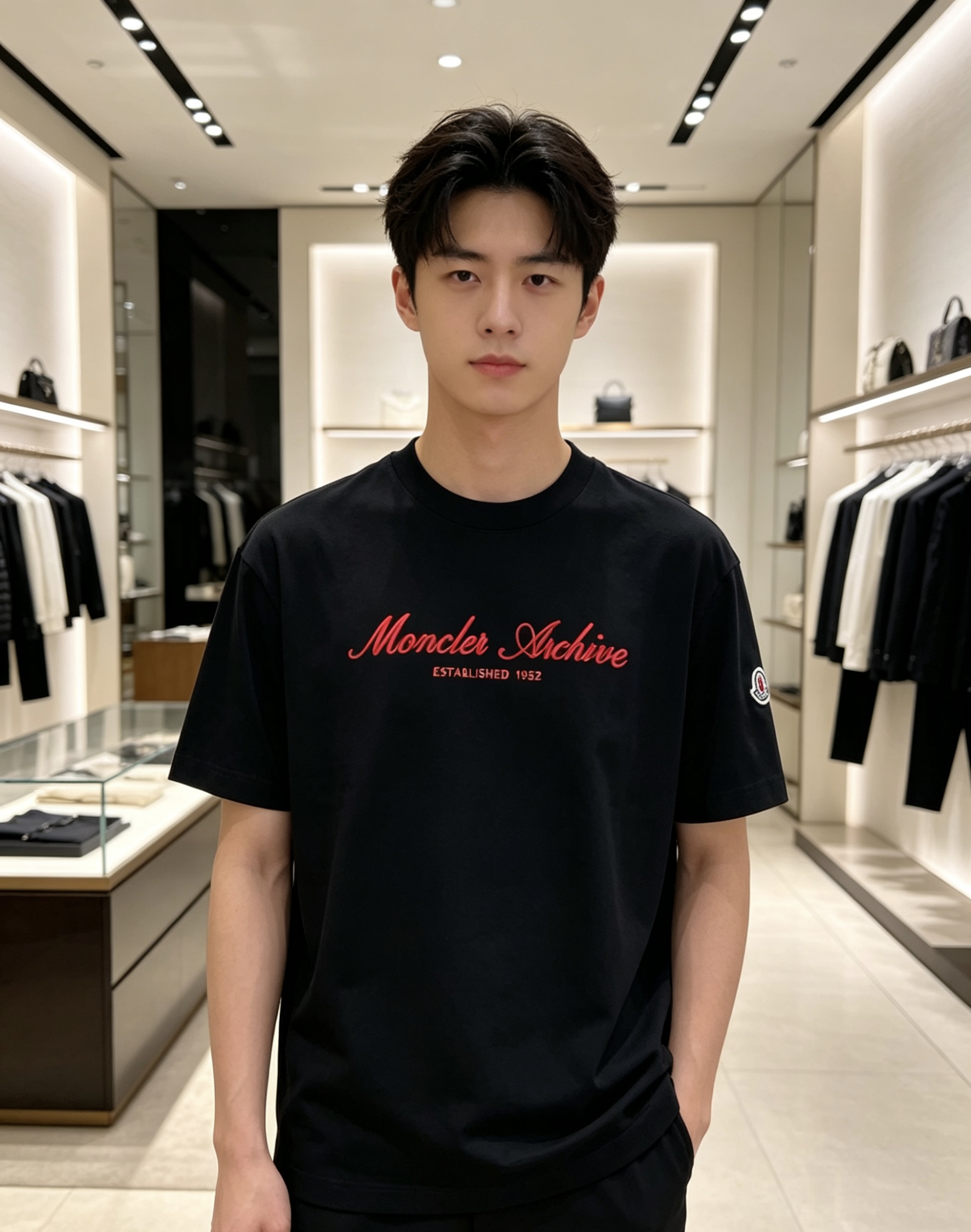 Moncler 蒙口 2026ss 春夏新款首发专柜最新款短袖圆领T恤 高端订制 设计前卫时尚！品牌lo