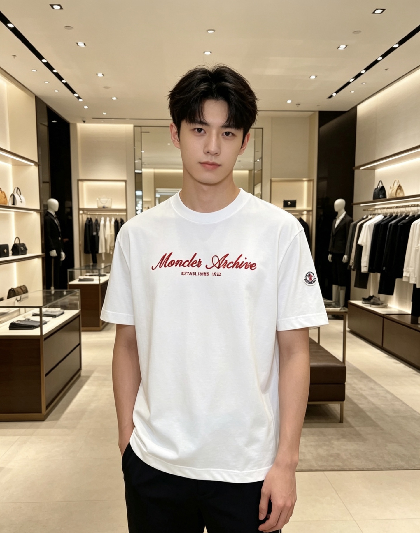 Moncler 蒙口 2026ss 春夏新款首发专柜最新款短袖圆领T恤 高端订制 设计前卫时尚！品牌lo