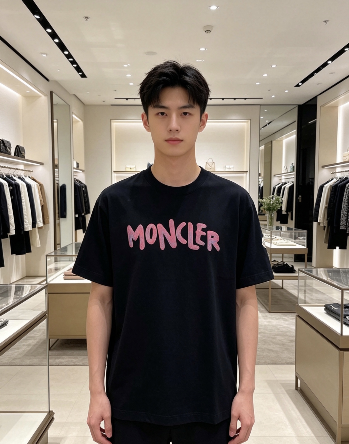 Moncler 蒙口 2026ss 春夏新款首发专柜最新款短袖圆领T恤 高端订制 设计前卫时尚！品牌lo