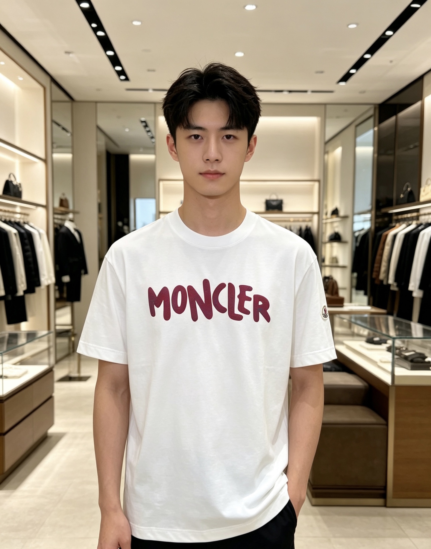 Moncler 蒙口 2026ss 春夏新款首发专柜最新款短袖圆领T恤 高端订制 设计前卫时尚！品牌lo