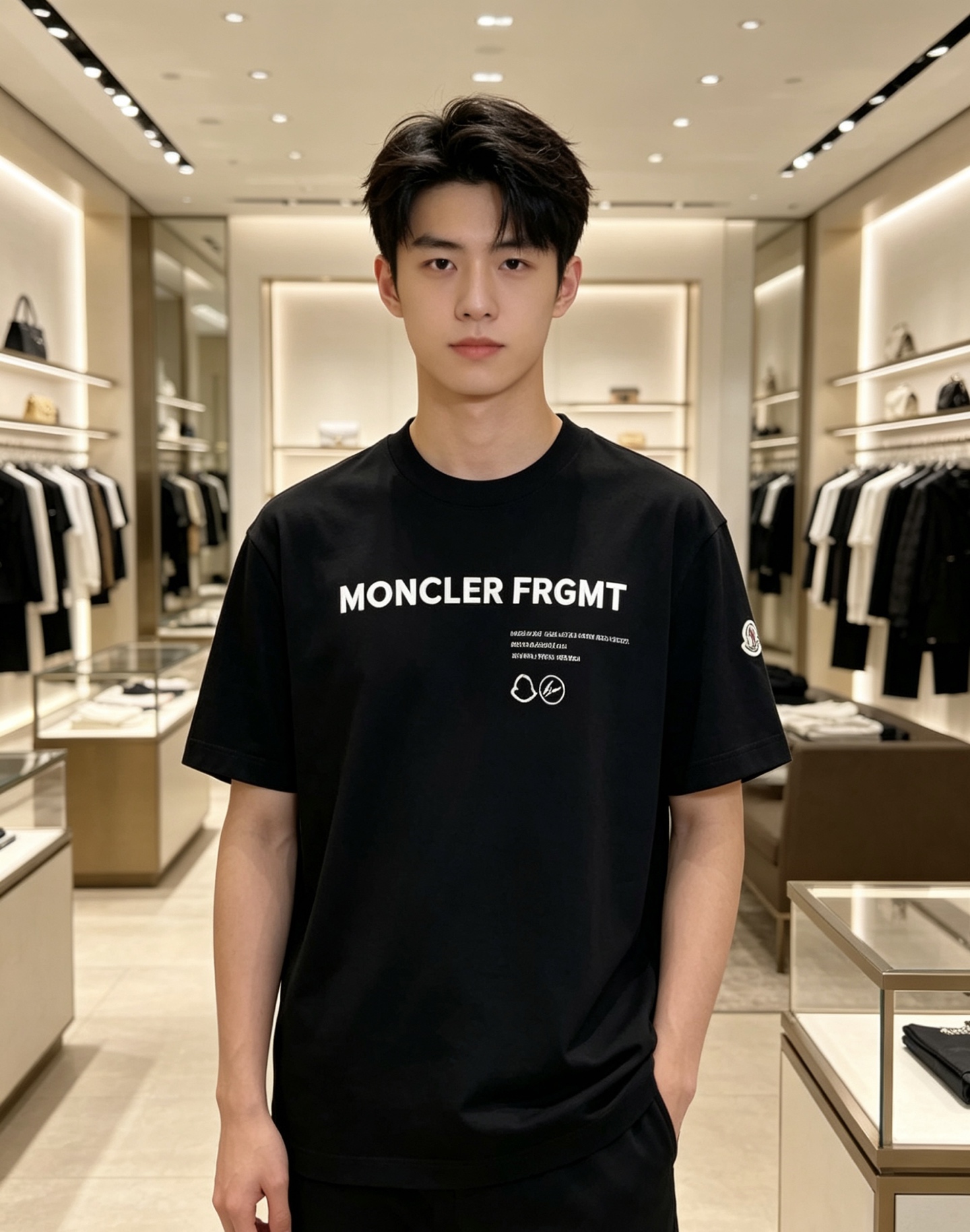 Moncler 蒙口 2026ss 春夏新款首发专柜最新款短袖圆领T恤 高端订制 设计前卫时尚！品牌lo