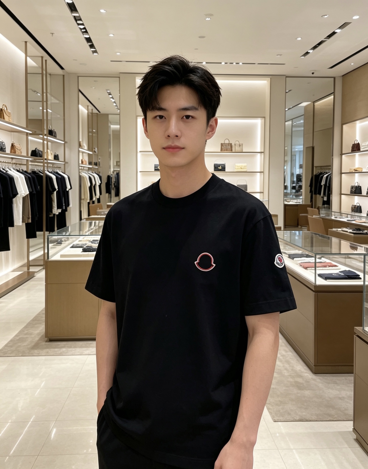 Moncler 蒙口 2026ss 春夏新款首发专柜最新款短袖圆领T恤 高端订制 设计前卫时尚！品牌lo