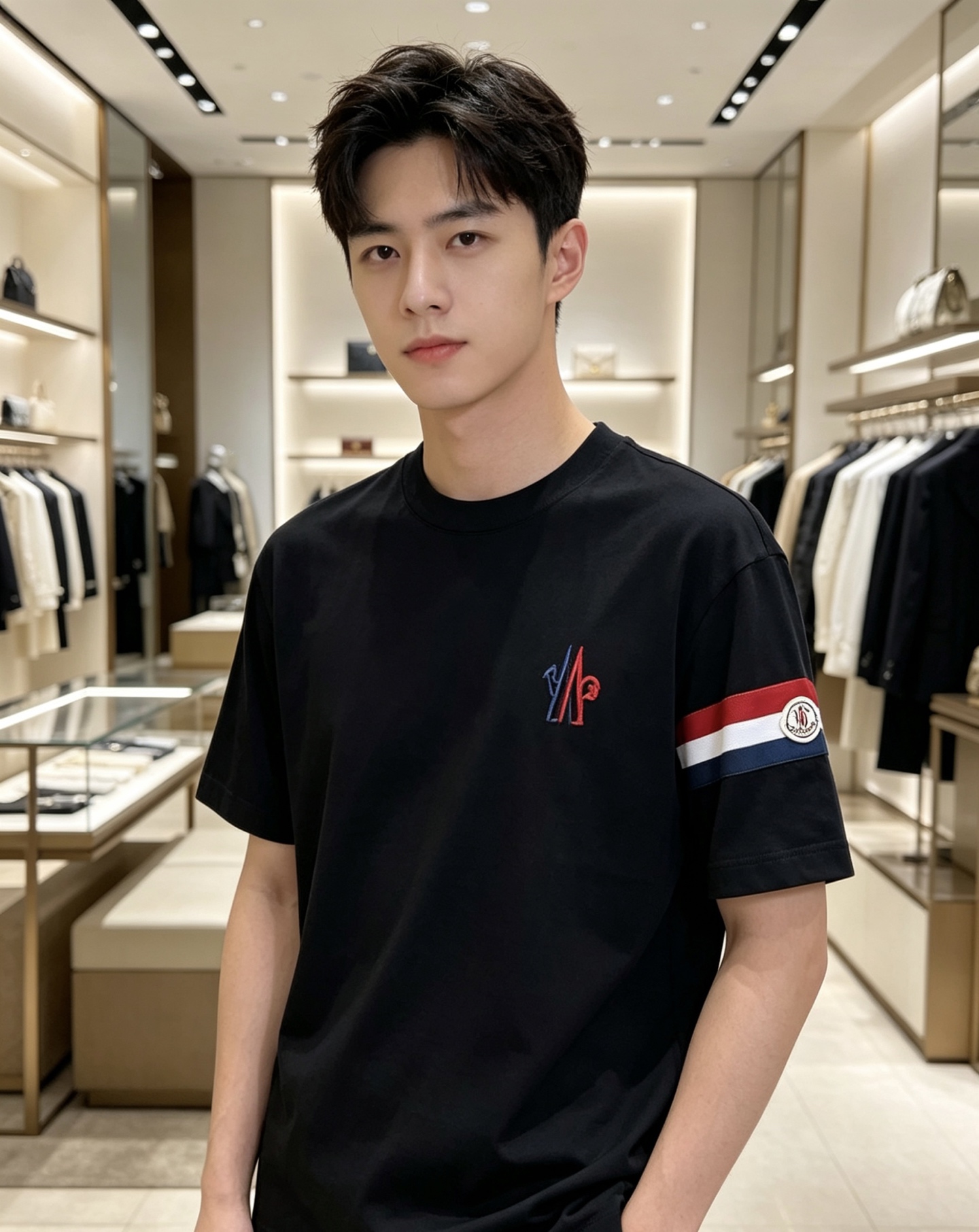 Moncler 蒙口 2026ss 春夏新款首发专柜最新款短袖圆领T恤 高端订制 设计前卫时尚！品牌lo
