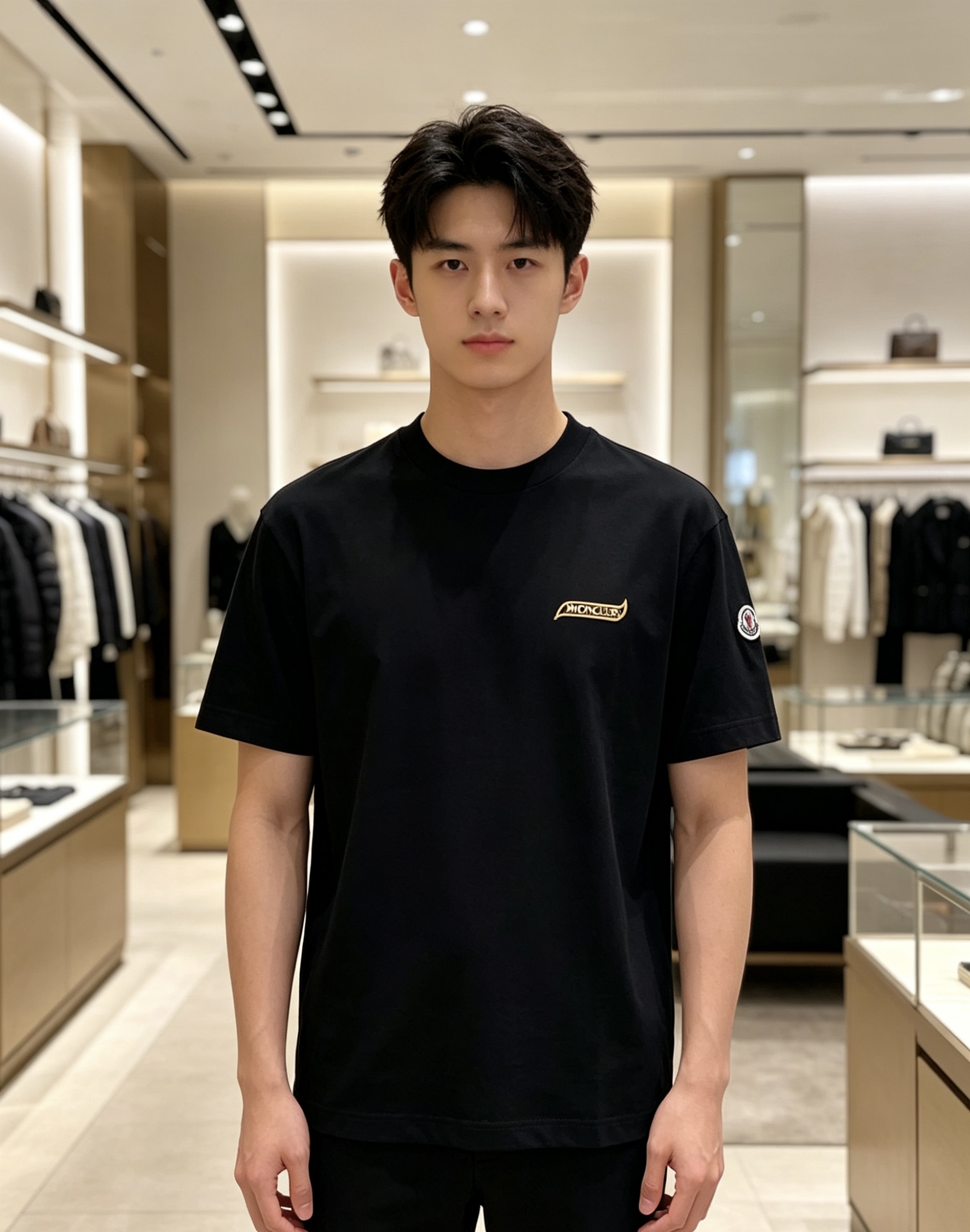 Moncler 蒙口 2026ss 春夏新款首发专柜最新款短袖圆领T恤 高端订制 设计前卫时尚！品牌lo