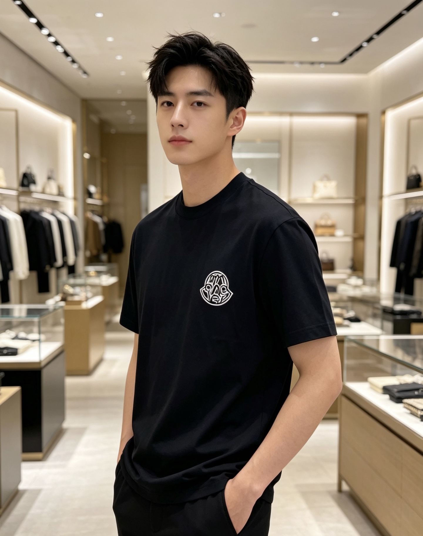 Moncler 蒙口 2026ss 春夏新款首发专柜最新款短袖圆领T恤 高端订制 设计前卫时尚！品牌lo