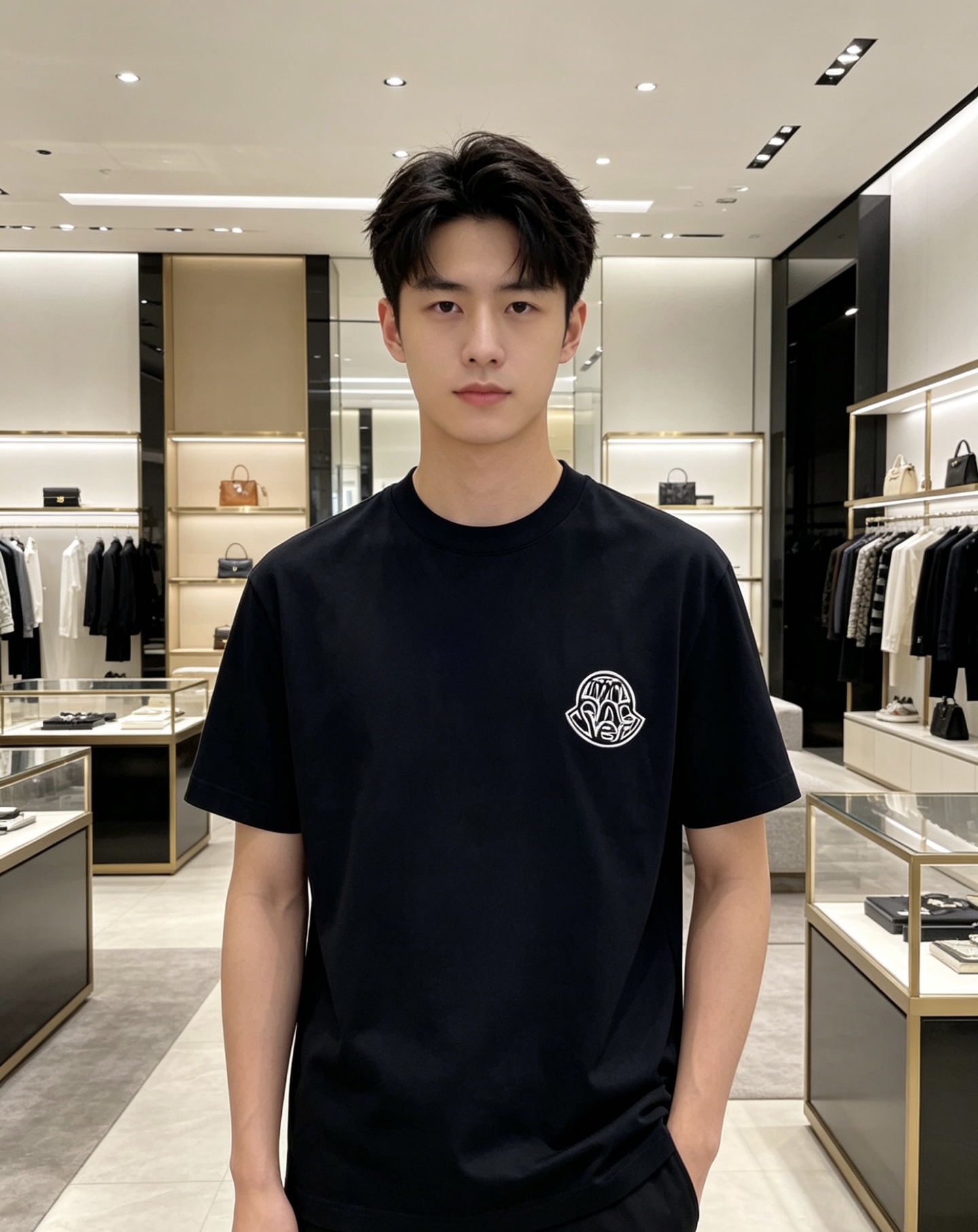 Moncler 蒙口 2026ss 春夏新款首发专柜最新款短袖圆领T恤 高端订制 设计前卫时尚！品牌lo