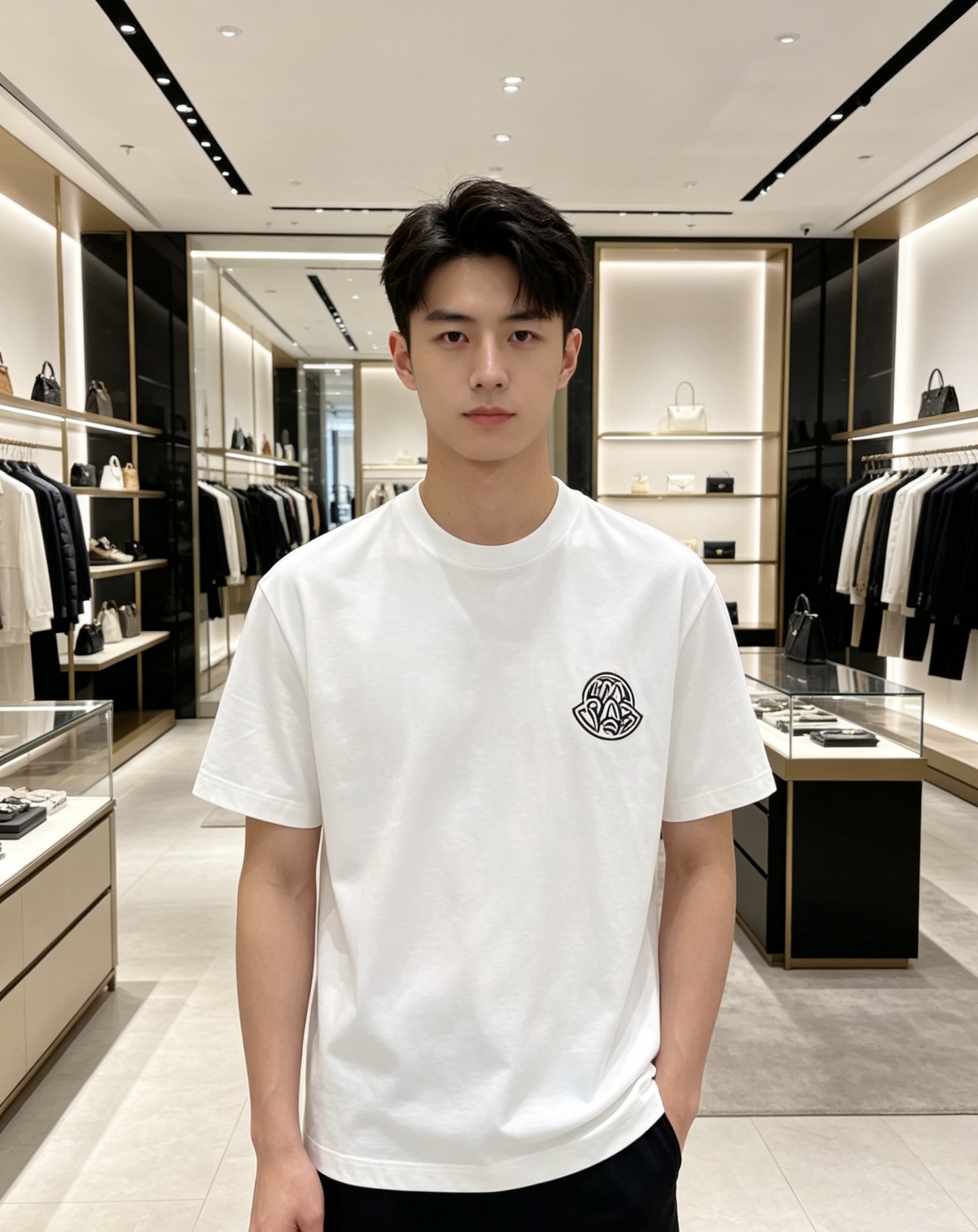 Moncler 蒙口 2026ss 春夏新款首发专柜最新款短袖圆领T恤 高端订制 设计前卫时尚！品牌lo