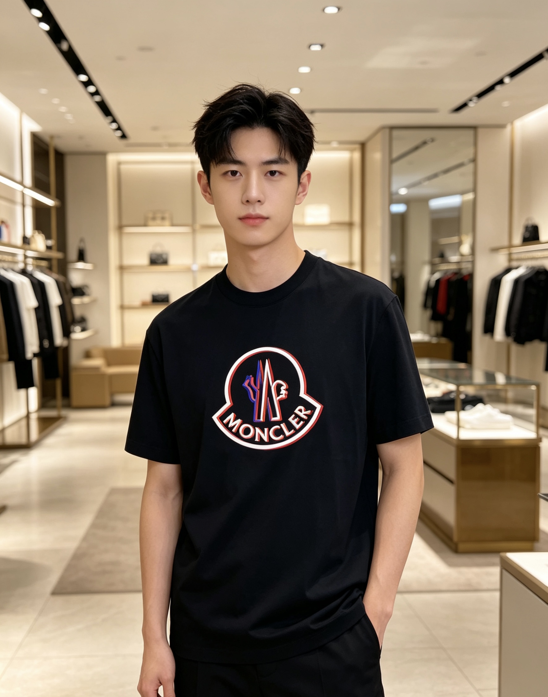 Moncler 蒙口 2026ss 春夏新款首发专柜最新款短袖圆领T恤 高端订制 设计前卫时尚！品牌lo