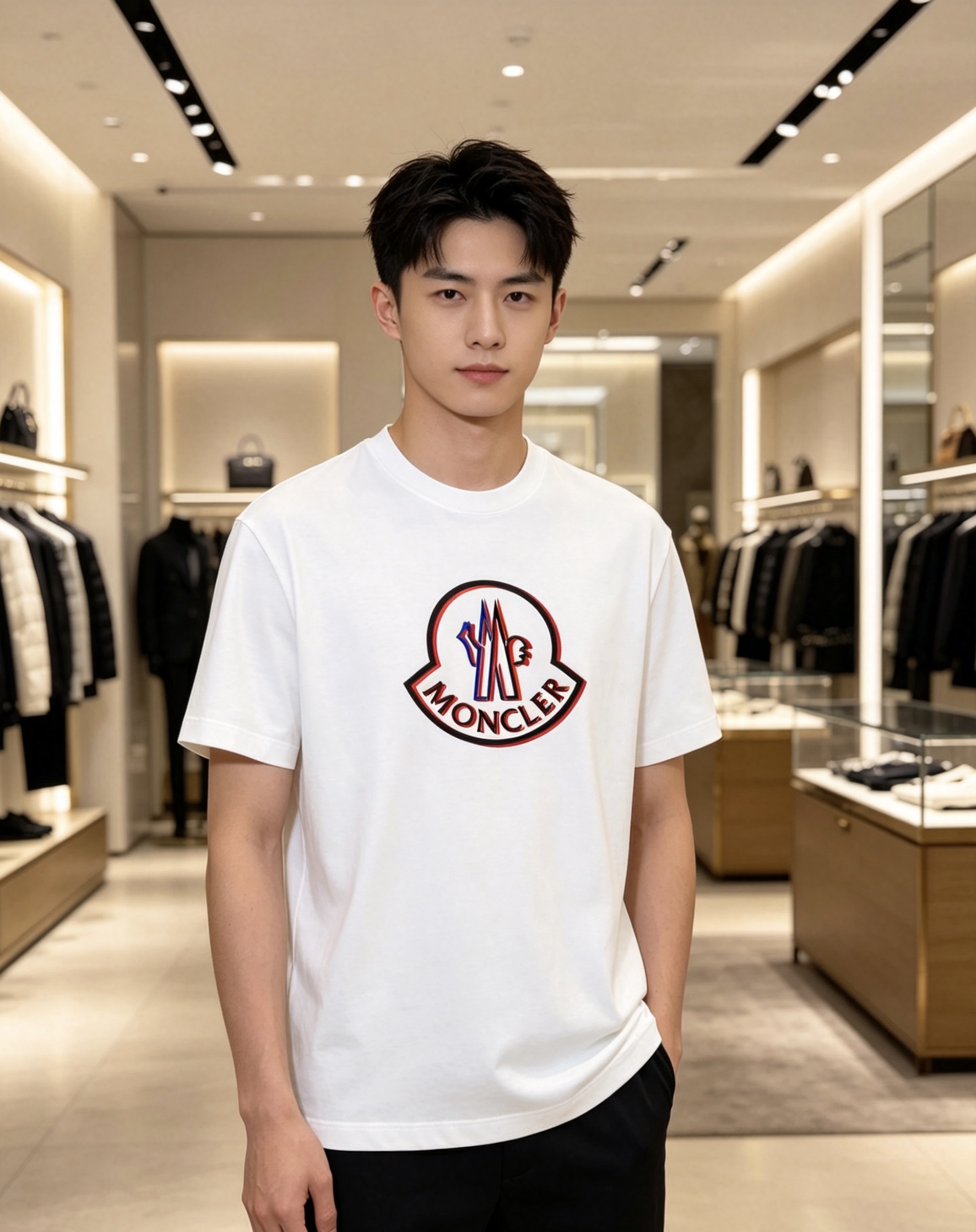 Moncler 蒙口 2026ss 春夏新款首发专柜最新款短袖圆领T恤 高端订制 设计前卫时尚！品牌lo