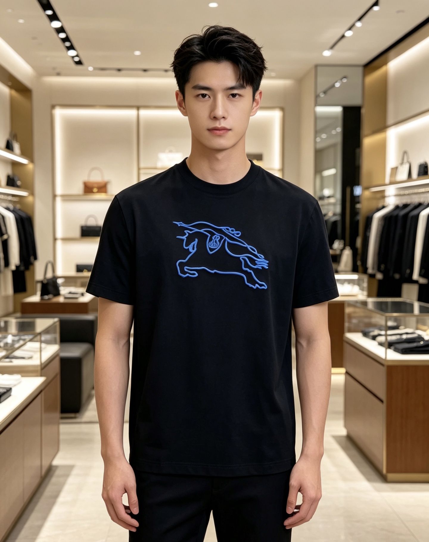 Burberry 巴宝莉 2026ss 春夏新款首发专柜最新款短袖圆领T恤 高端订制 设计前卫时尚！品牌