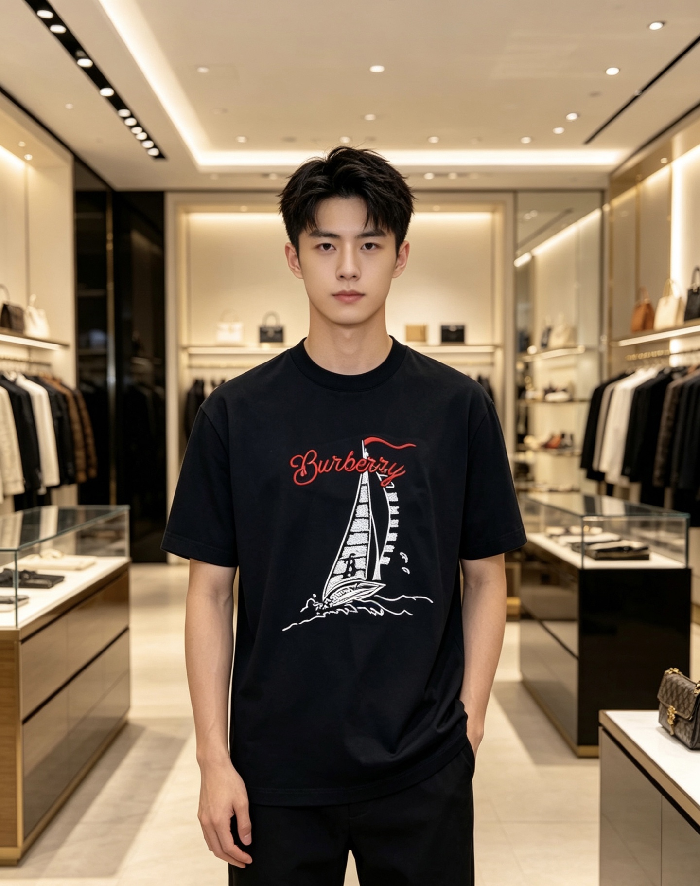 Burberry 巴宝莉 2026ss 春夏新款首发专柜最新款短袖圆领T恤 高端订制 设计前卫时尚！品牌