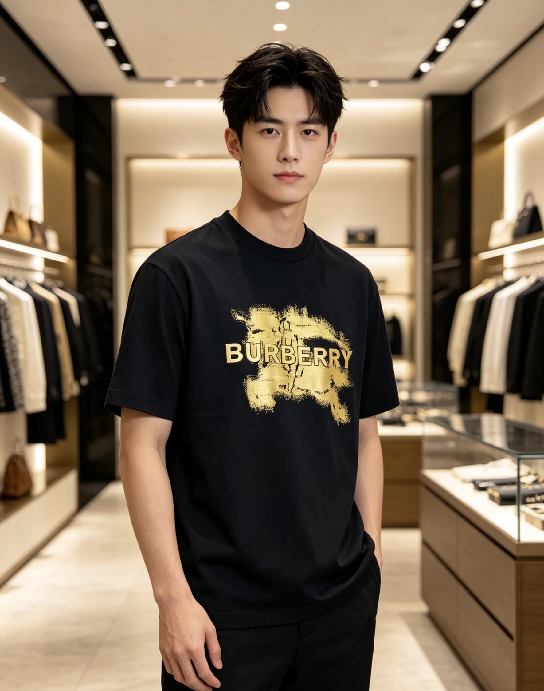 Burberry 巴宝莉 2026ss 春夏新款首发专柜最新款短袖圆领T恤 高端订制 设计前卫时尚！品牌