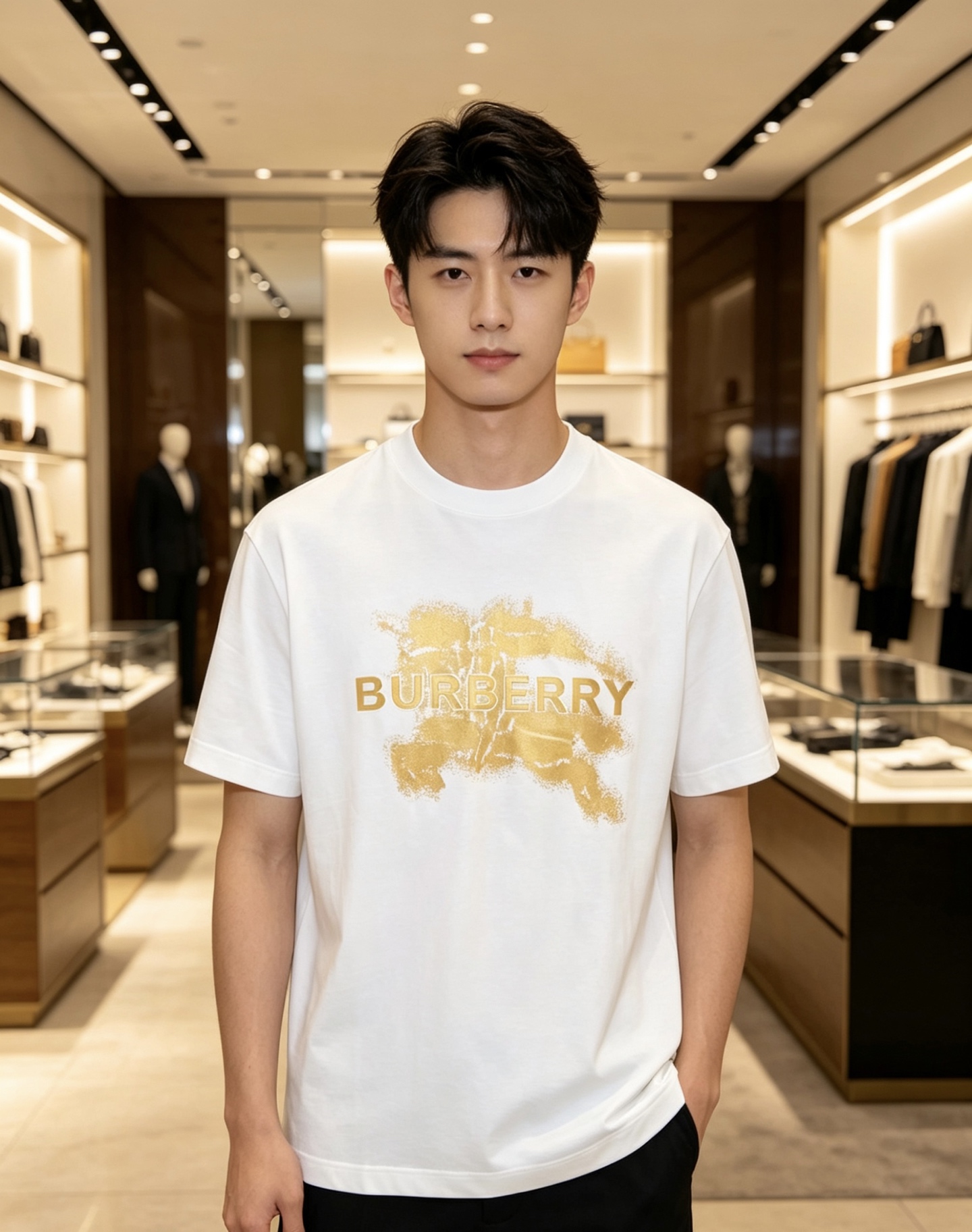 Burberry 巴宝莉 2026ss 春夏新款首发专柜最新款短袖圆领T恤 高端订制 设计前卫时尚！品牌