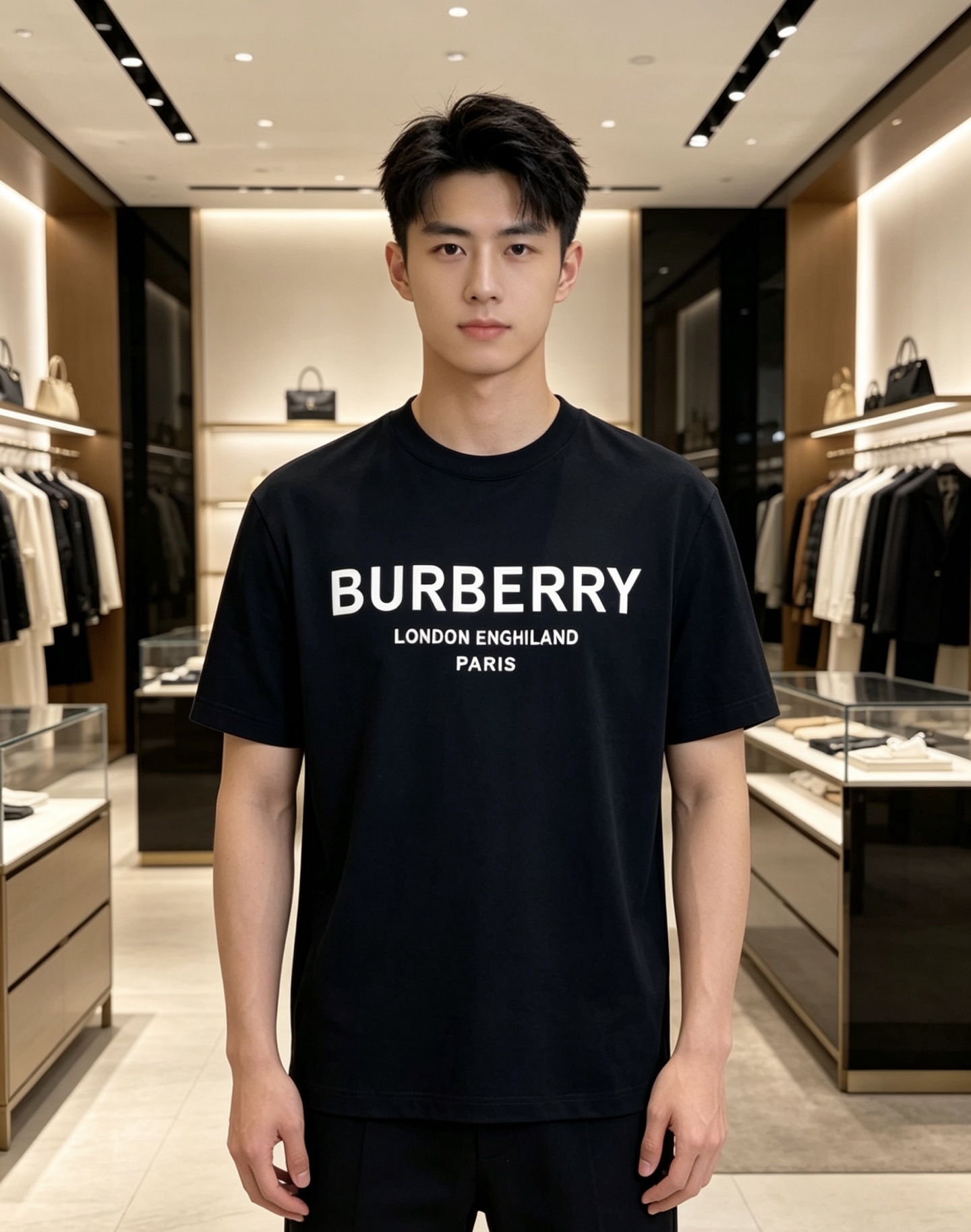 Burberry 巴宝莉 2026ss 春夏新款首发专柜最新款短袖圆领T恤 高端订制 设计前卫时尚！品牌