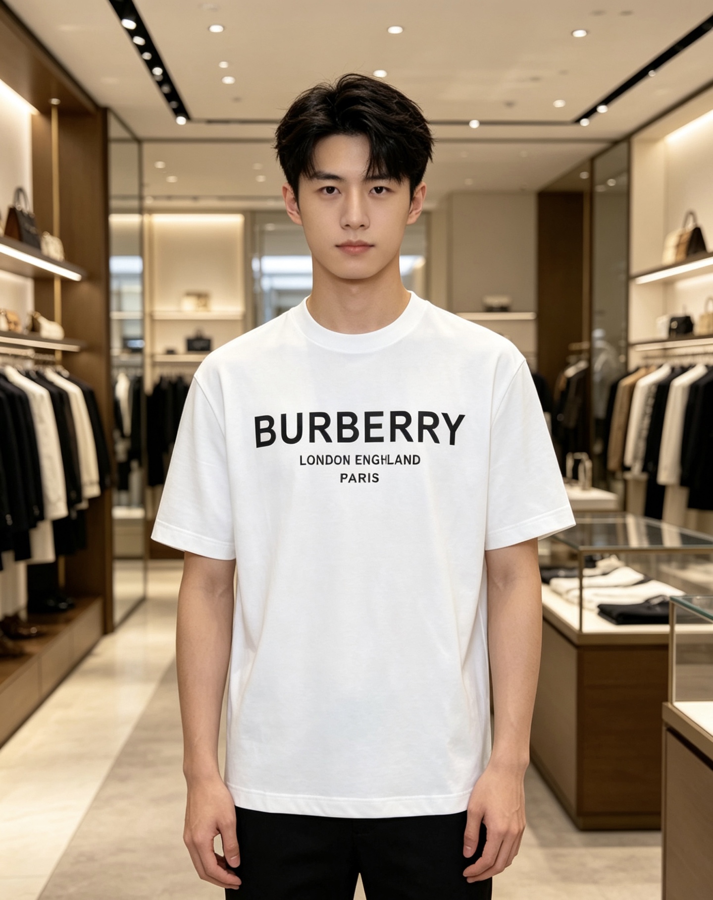 Burberry 巴宝莉 2026ss 春夏新款首发专柜最新款短袖圆领T恤 高端订制 设计前卫时尚！品牌
