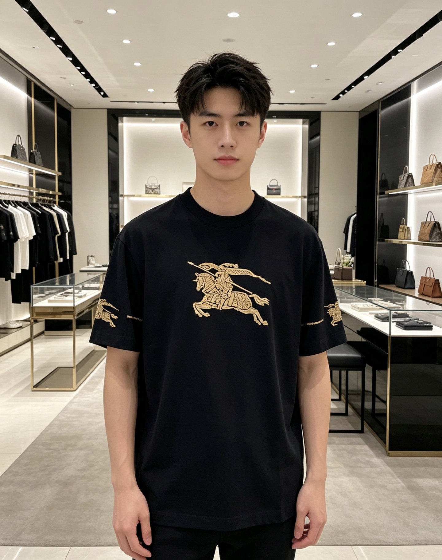 Burberry 巴宝莉 2026ss 春夏新款首发专柜最新款短袖圆领T恤 高端订制 设计前卫时尚！品牌