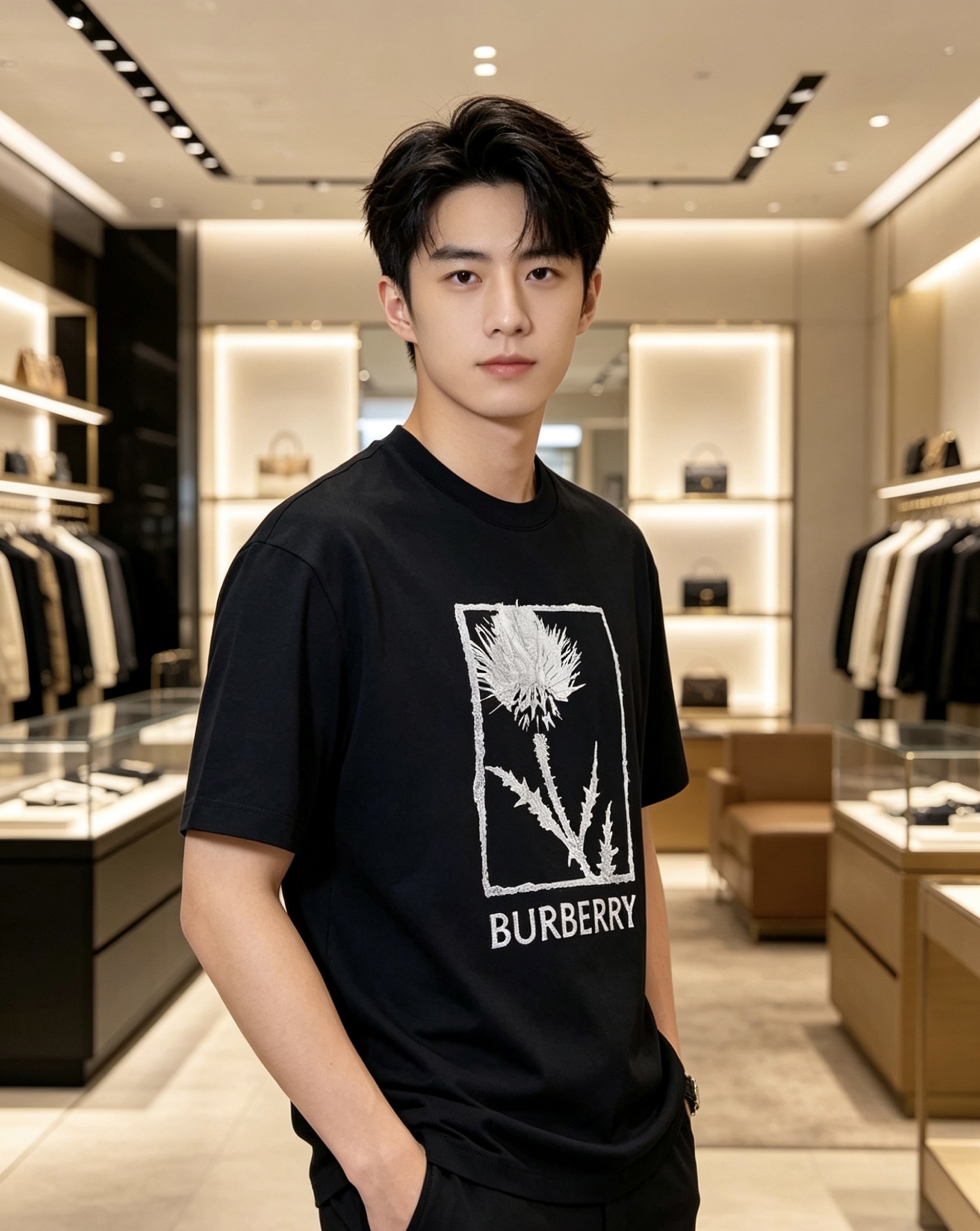 Burberry 巴宝莉 2026ss 春夏新款首发专柜最新款短袖圆领T恤 高端订制 设计前卫时尚！品牌