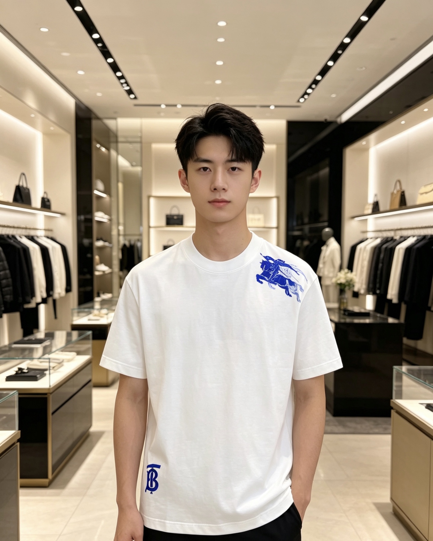 Burberry 巴宝莉 2026ss 春夏新款首发专柜最新款短袖圆领T恤 高端订制 设计前卫时尚！品牌