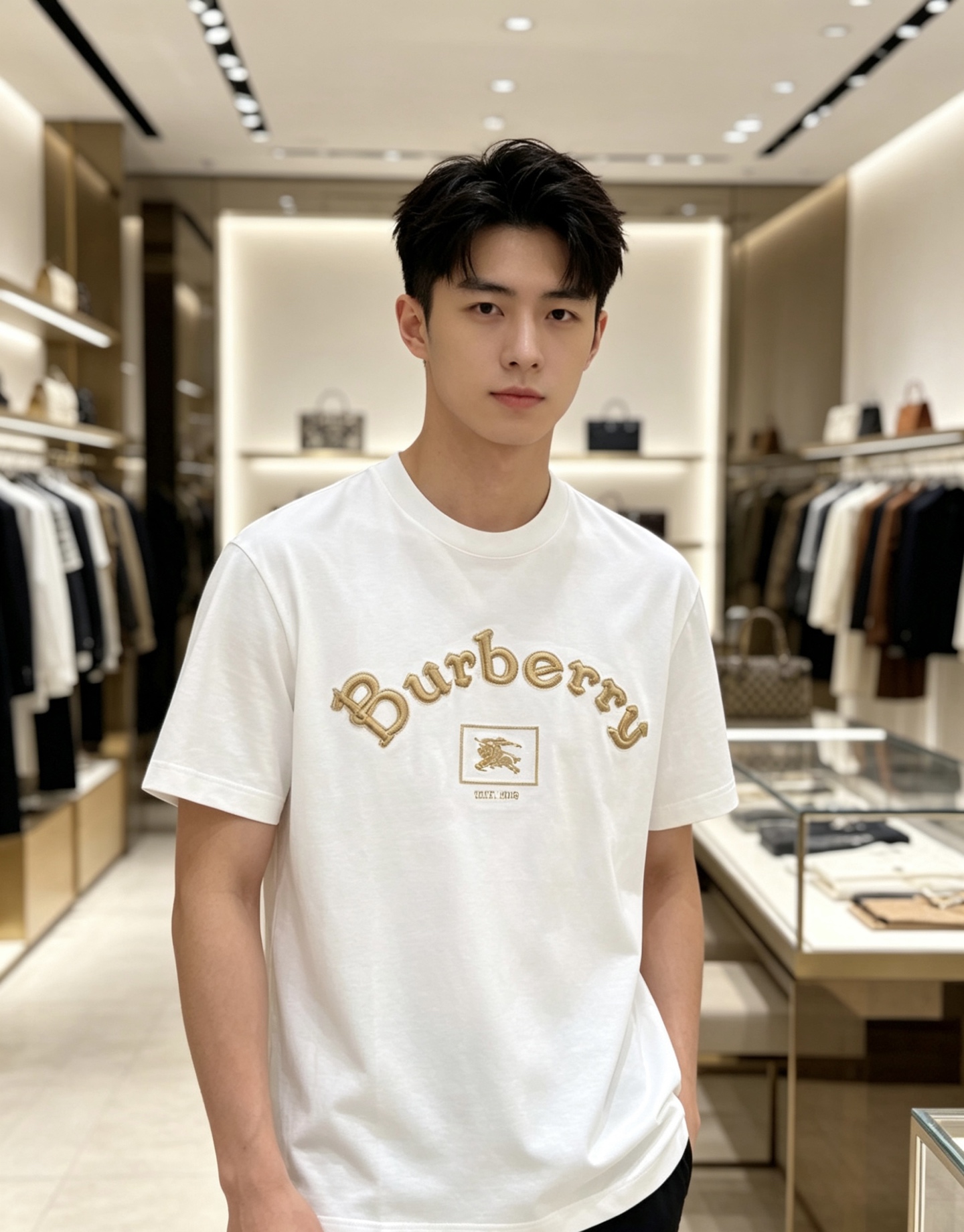 Burberry 巴宝莉 2026ss 春夏新款首发专柜最新款短袖圆领T恤 高端订制 设计前卫时尚！品牌