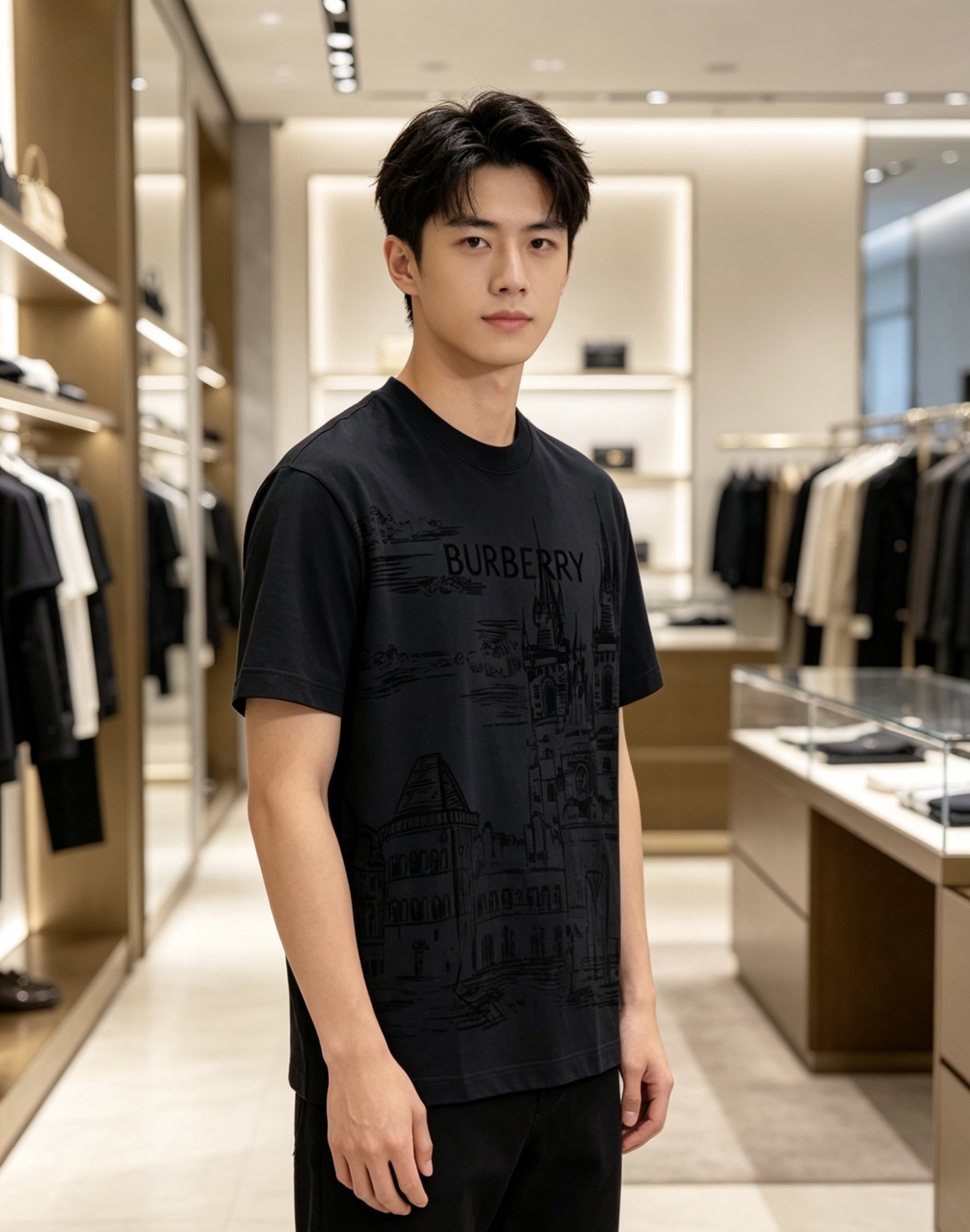 Burberry 巴宝莉 2026ss 春夏新款首发专柜最新款短袖圆领T恤 高端订制 设计前卫时尚！品牌