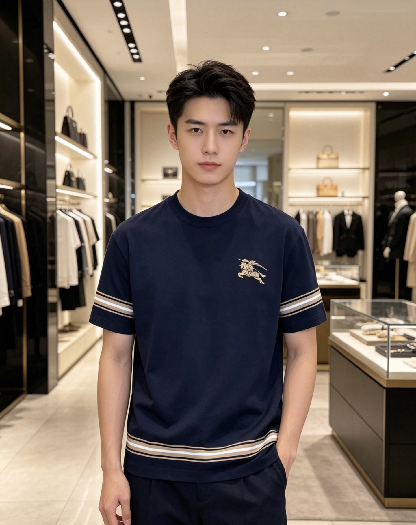 Burberry 巴宝莉 2026ss 春夏新款首发专柜最新款短袖圆领T恤 高端订制 设计前卫时尚！品牌
