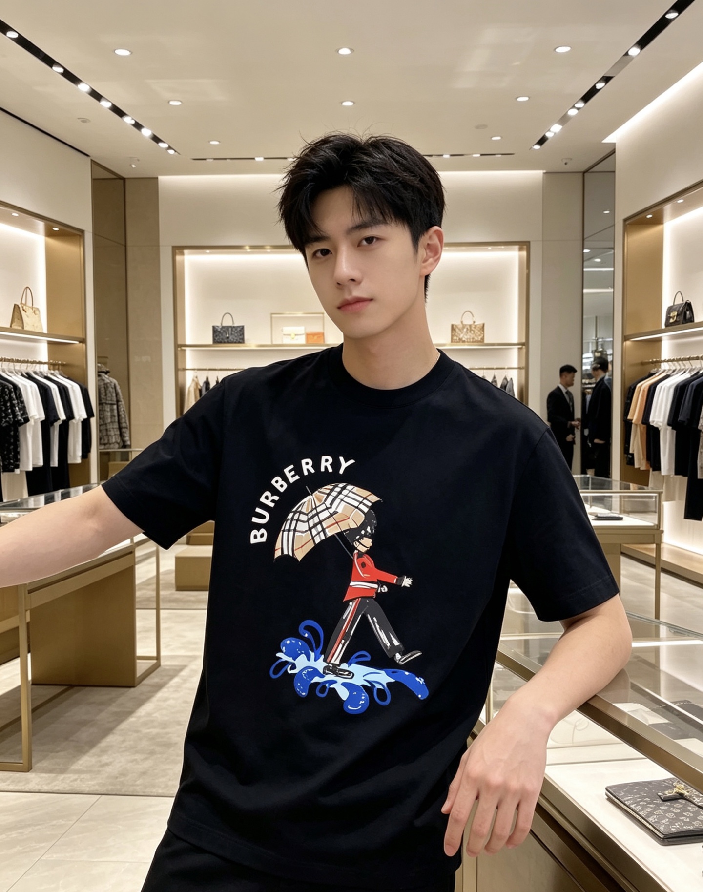 Burberry 巴宝莉 2026ss 春夏新款首发专柜最新款短袖圆领T恤 高端订制 设计前卫时尚！品牌