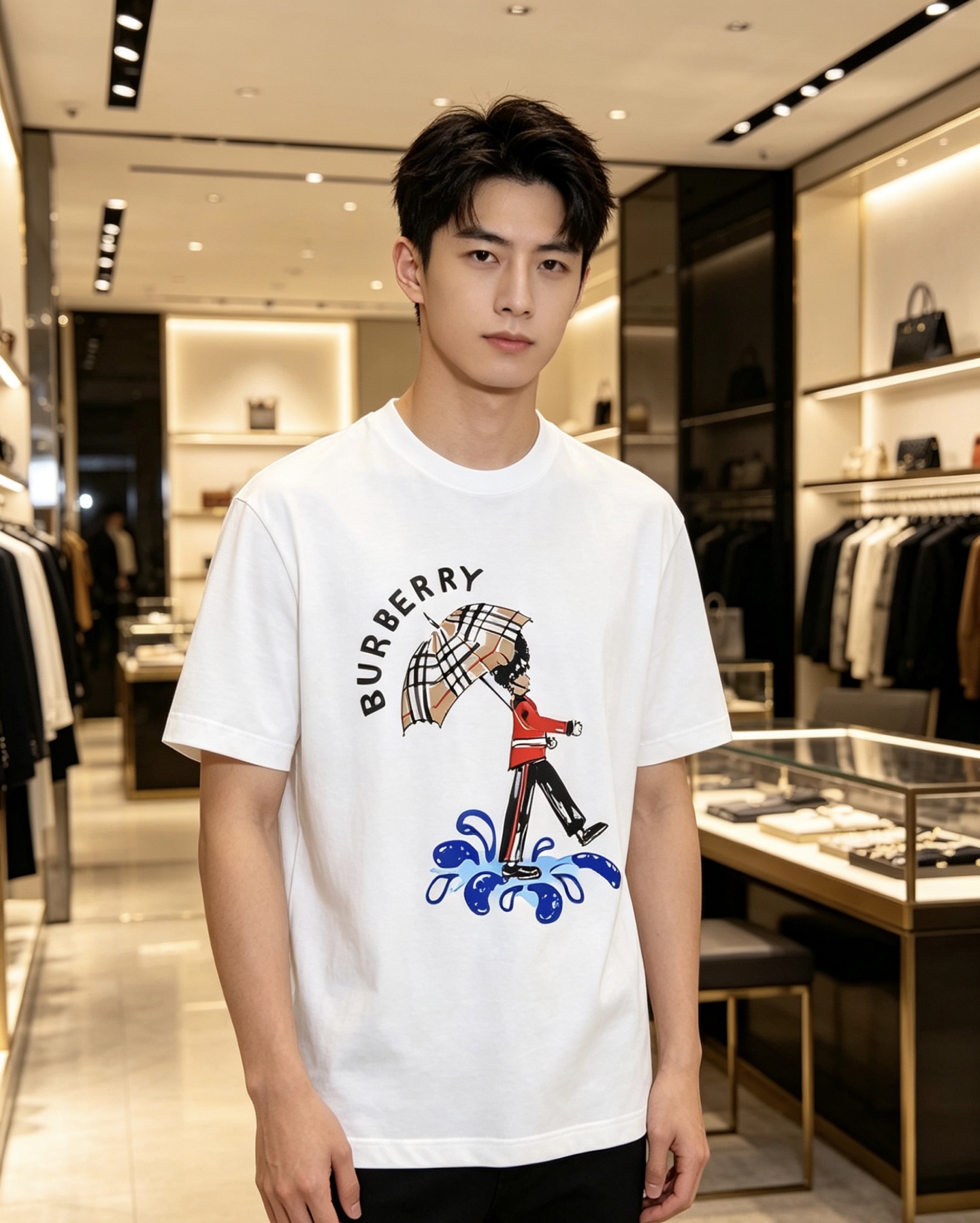 Burberry 巴宝莉 2026ss 春夏新款首发专柜最新款短袖圆领T恤 高端订制 设计前卫时尚！品牌